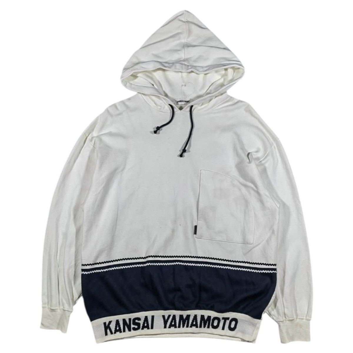 Yohji Yamamoto 2000s Kansai Man Yamamoto Embroidery Logo Hoddie Size US M / EU 48-50 / 2 - 1 Thumbnail