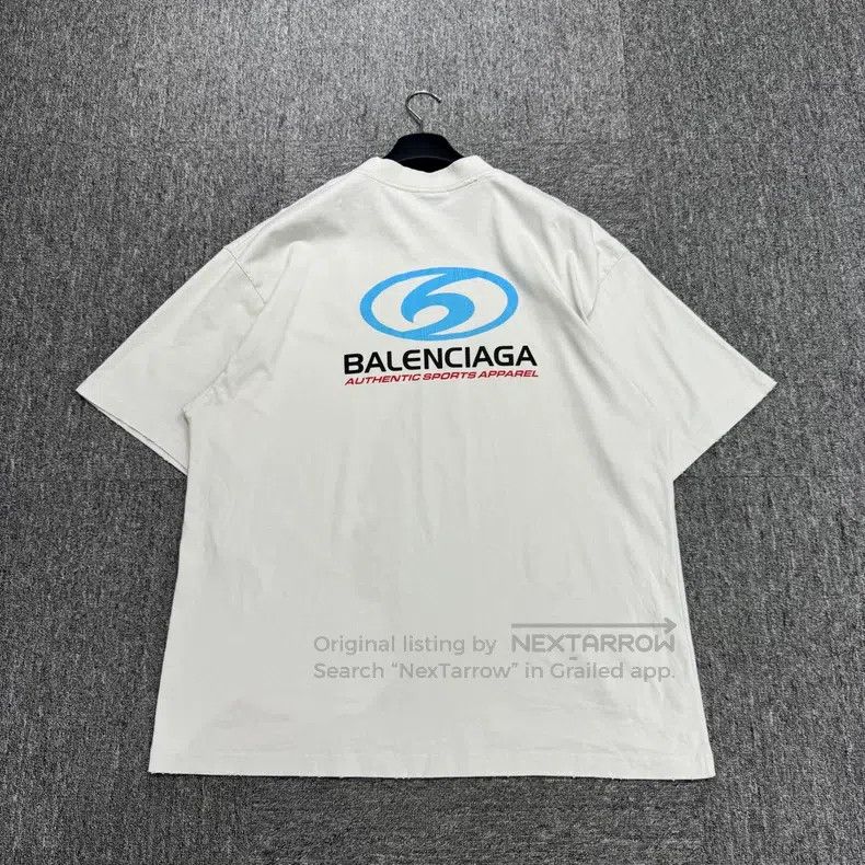 Balenciaga Balenciaga Multi-element print ripped distressed short-sle Size US L / EU 52-54 / 3 - 6 Thumbnail