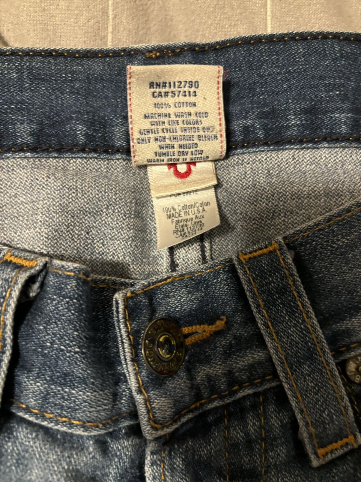 True Religion Vintage True Religion Jeans Pants Size US 33 - 6 Thumbnail