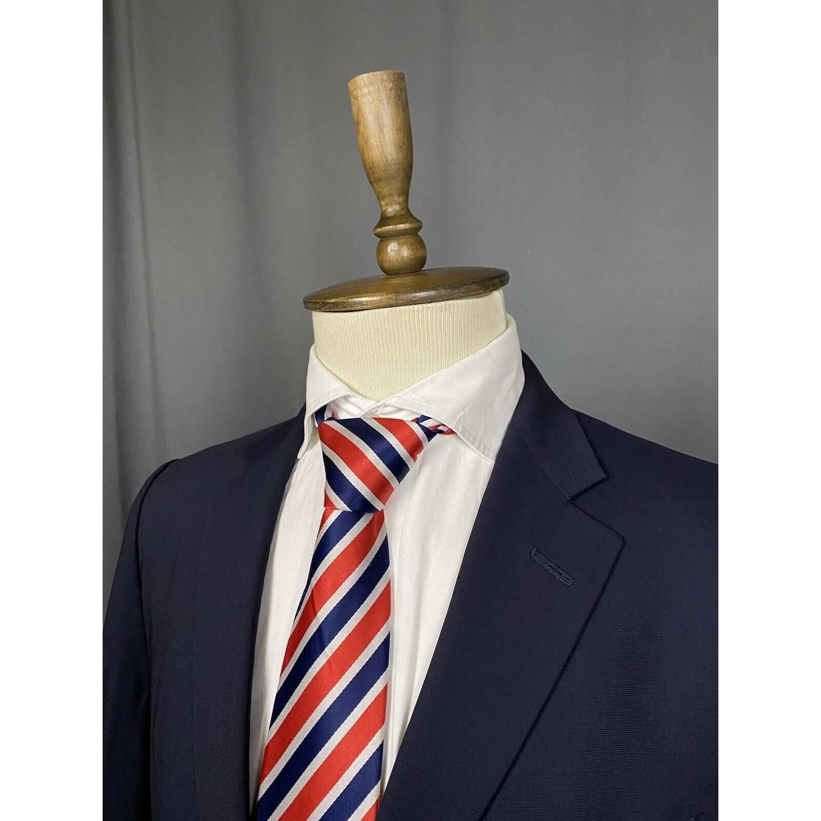 Boglioli Boglioli Men's Dark Blue Wool Blazer Jacket Size 54 Size 54R - 5 Thumbnail