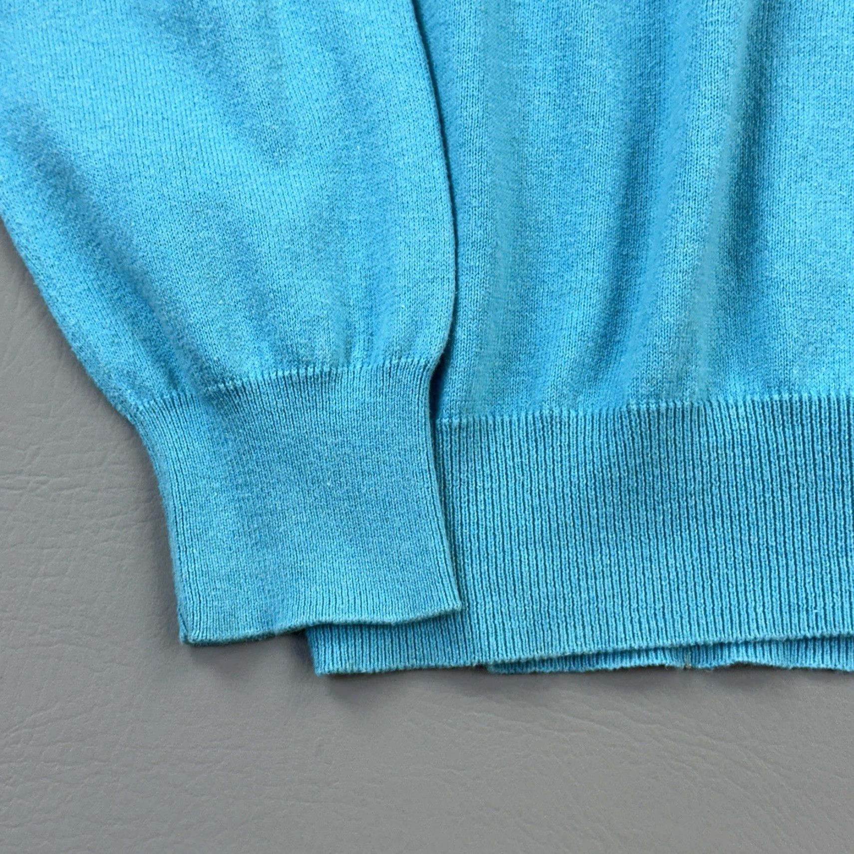 Peter Millar Peter Millar Sweater Mens 2XL Blue Cotton Cashmere 1/4 Zip Pullover Golf Preppy Size US XXL / EU 58 / 5 - 3 Thumbnail