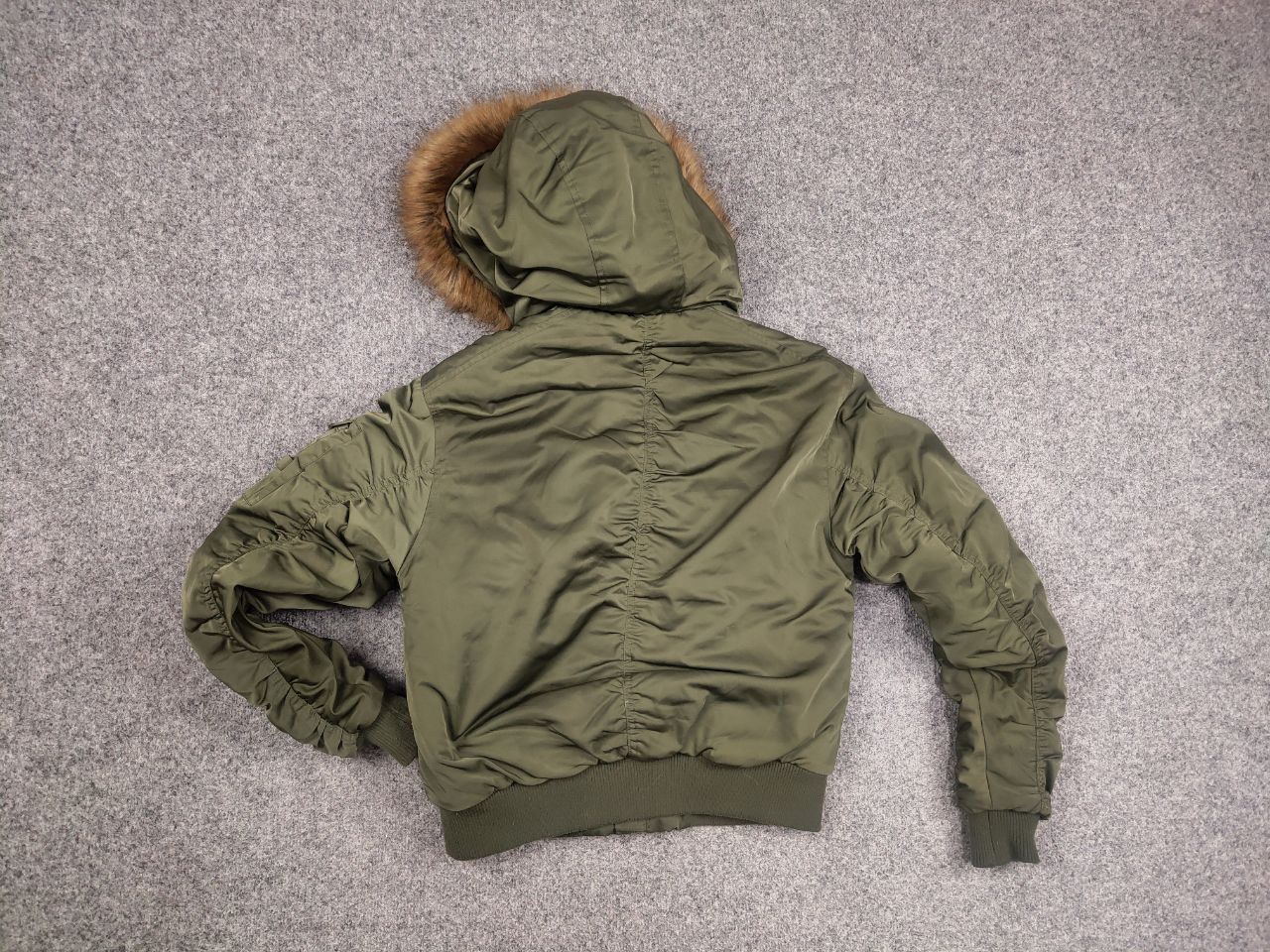 If Six Was Nine Vtg Fur Jacket if six was nine Style le grande bleu Bomber Size US S / EU 44-46 / 1 - 9 Thumbnail