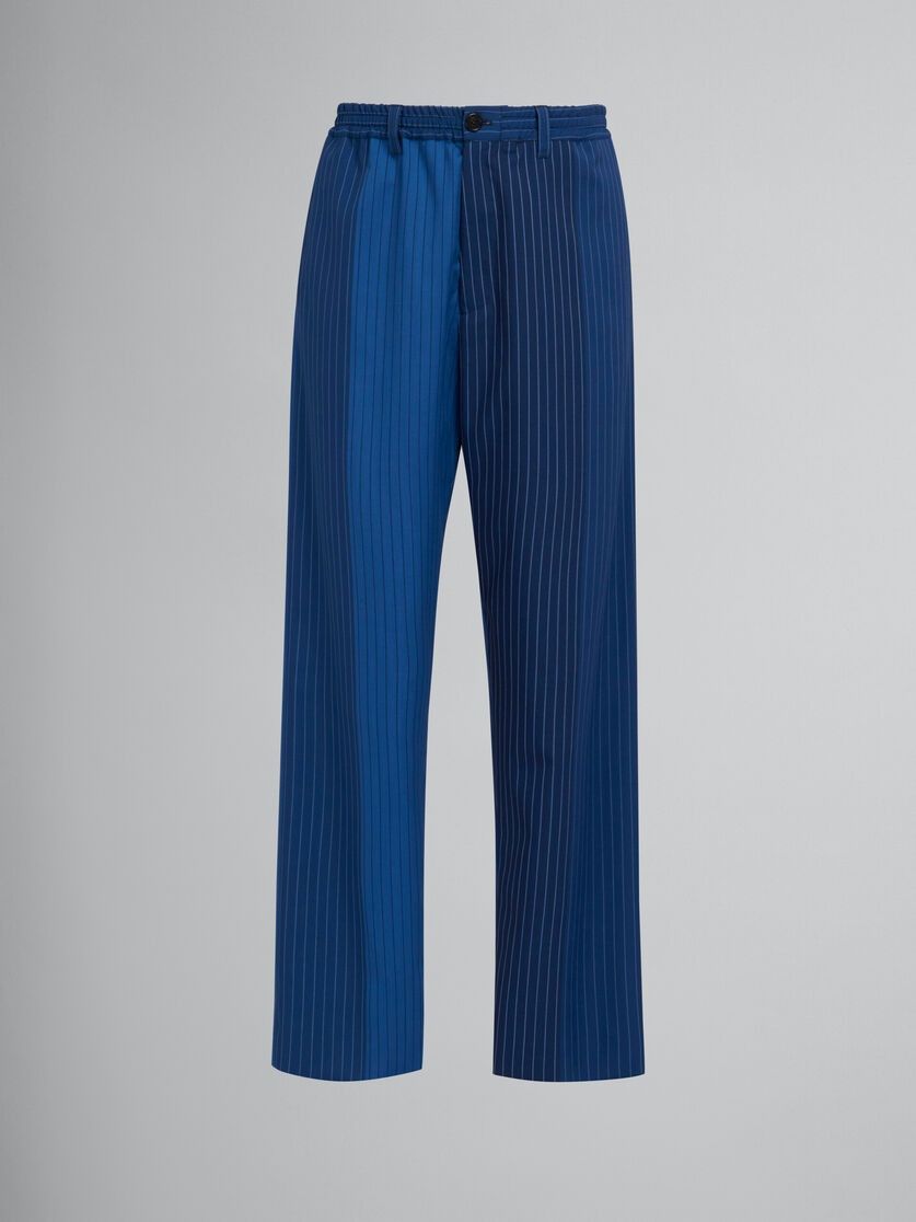 Marni o1w1db10125 Track Pantsin Navy Blue Size US 38 / EU 54 - 1 Thumbnail