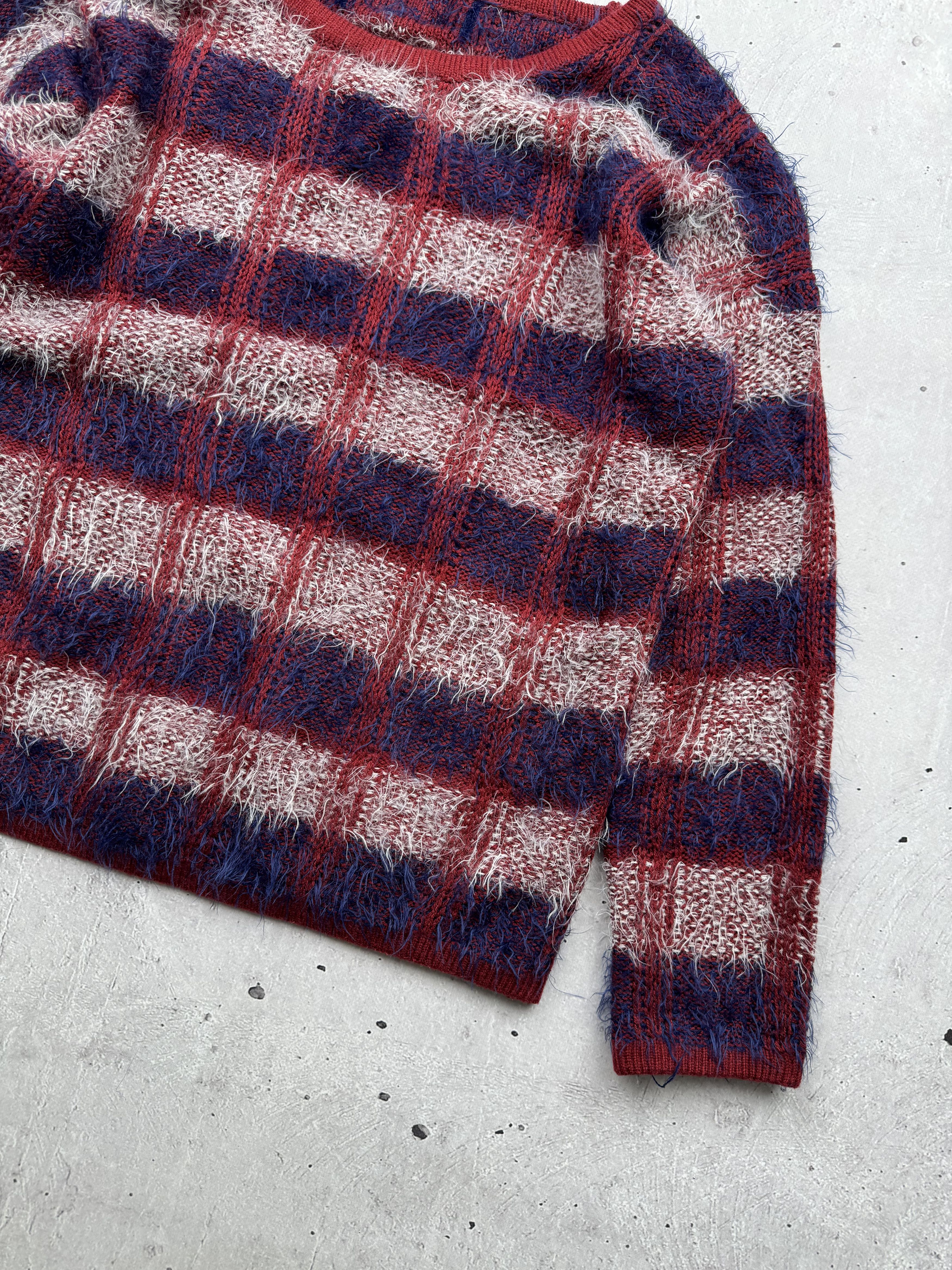 Japanese Brand × Vintage Vintage Fuzzy Sweater Size M / US 6-8 / IT 42-44 - 3 Thumbnail