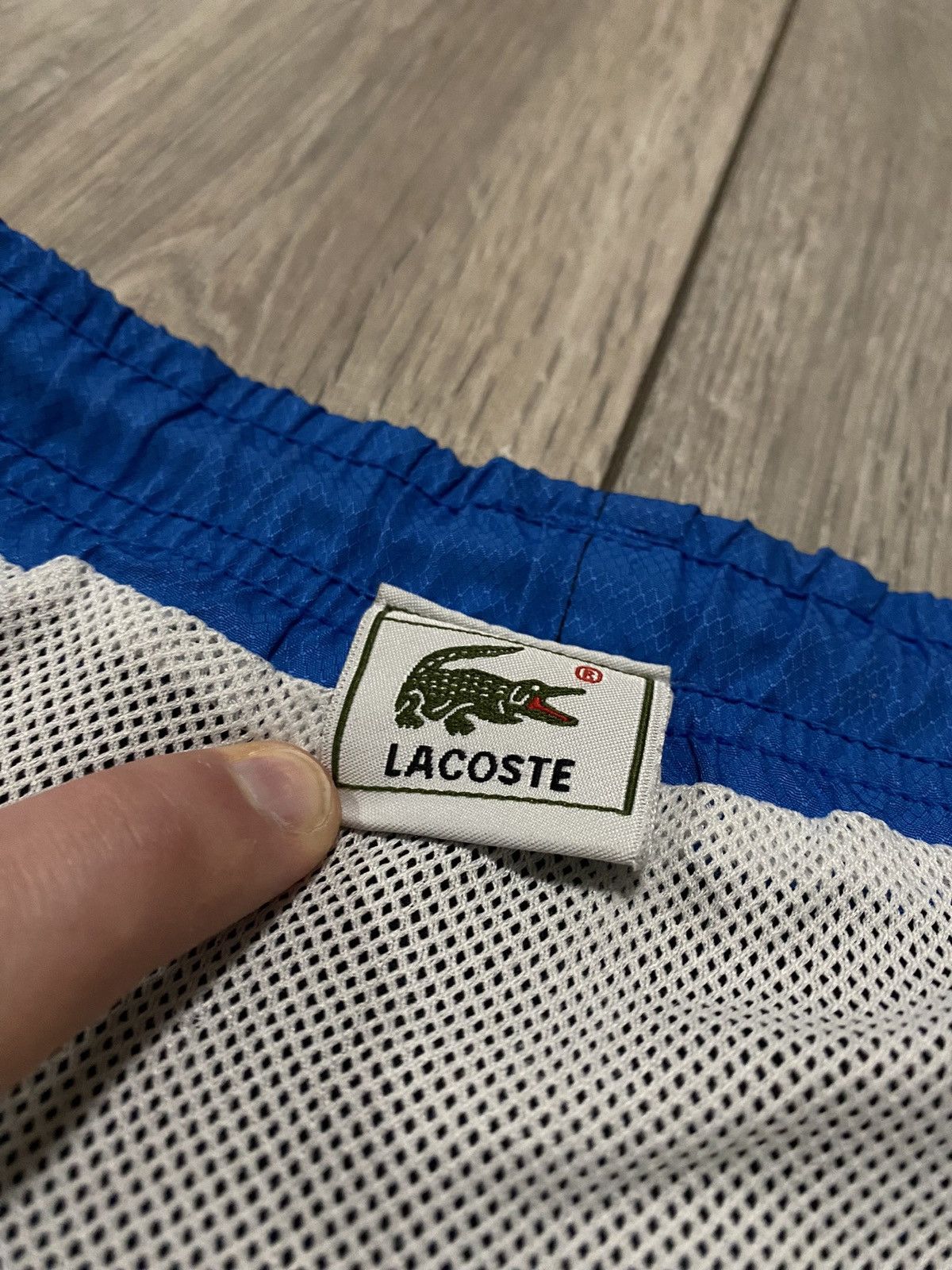 Lacoste Lacoste Shorts Nylon Swim Black Blue Y2K Size US 34 / EU 50 - 3 Thumbnail