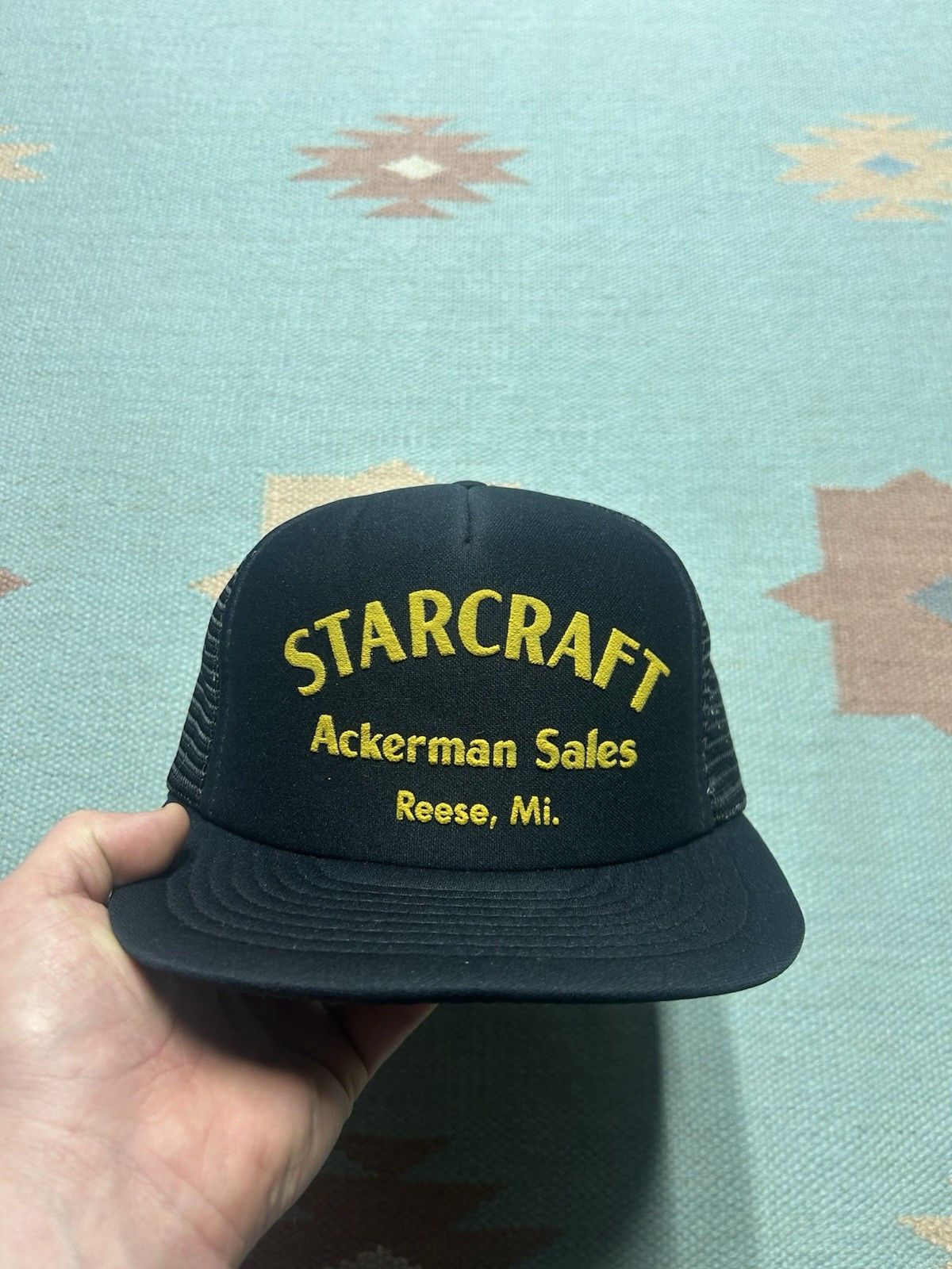 Vintage VTG trucker hat StarCraft RV Ackerman sales Reese Michigan Size ONE SIZE - 2 Thumbnail