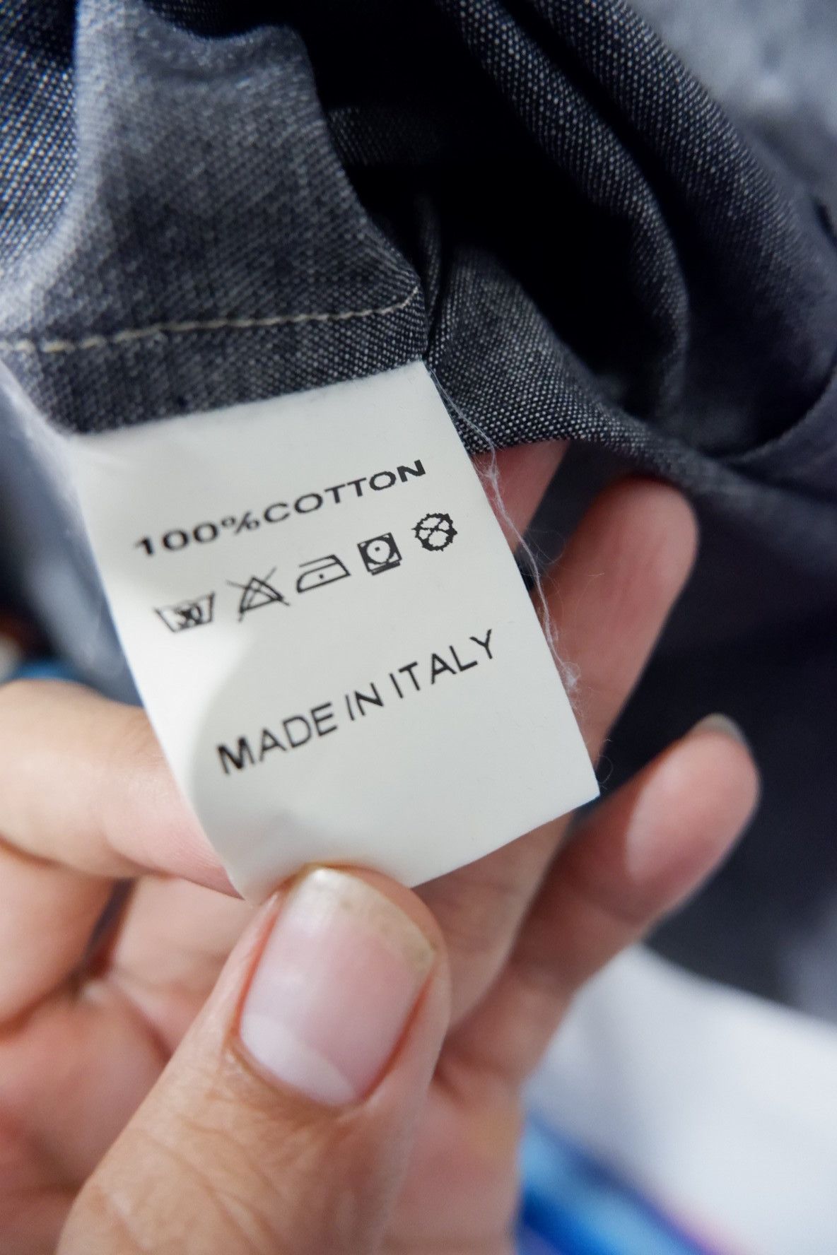 Scarti-Lab Scarti Lab Pullover Half Button Chambray Shirt Made in Italy Size US M / EU 48-50 / 2 - 5 Thumbnail