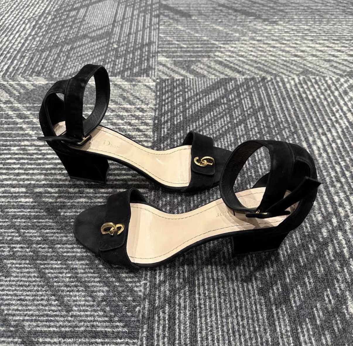 Dior Dior Velvet High Heels J42 Size US 9 / IT 39 - 4 Thumbnail