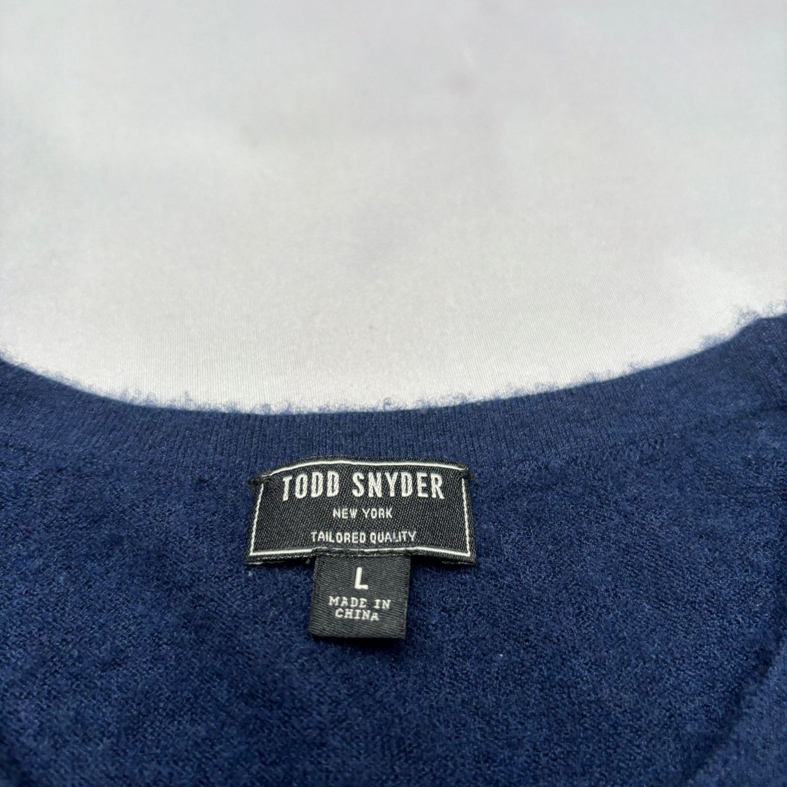 Todd Snyder Todd Snyder Premium Cashmere Pocket Tee Sweater Men's Large Size US L / EU 52-54 / 3 - 4 Thumbnail