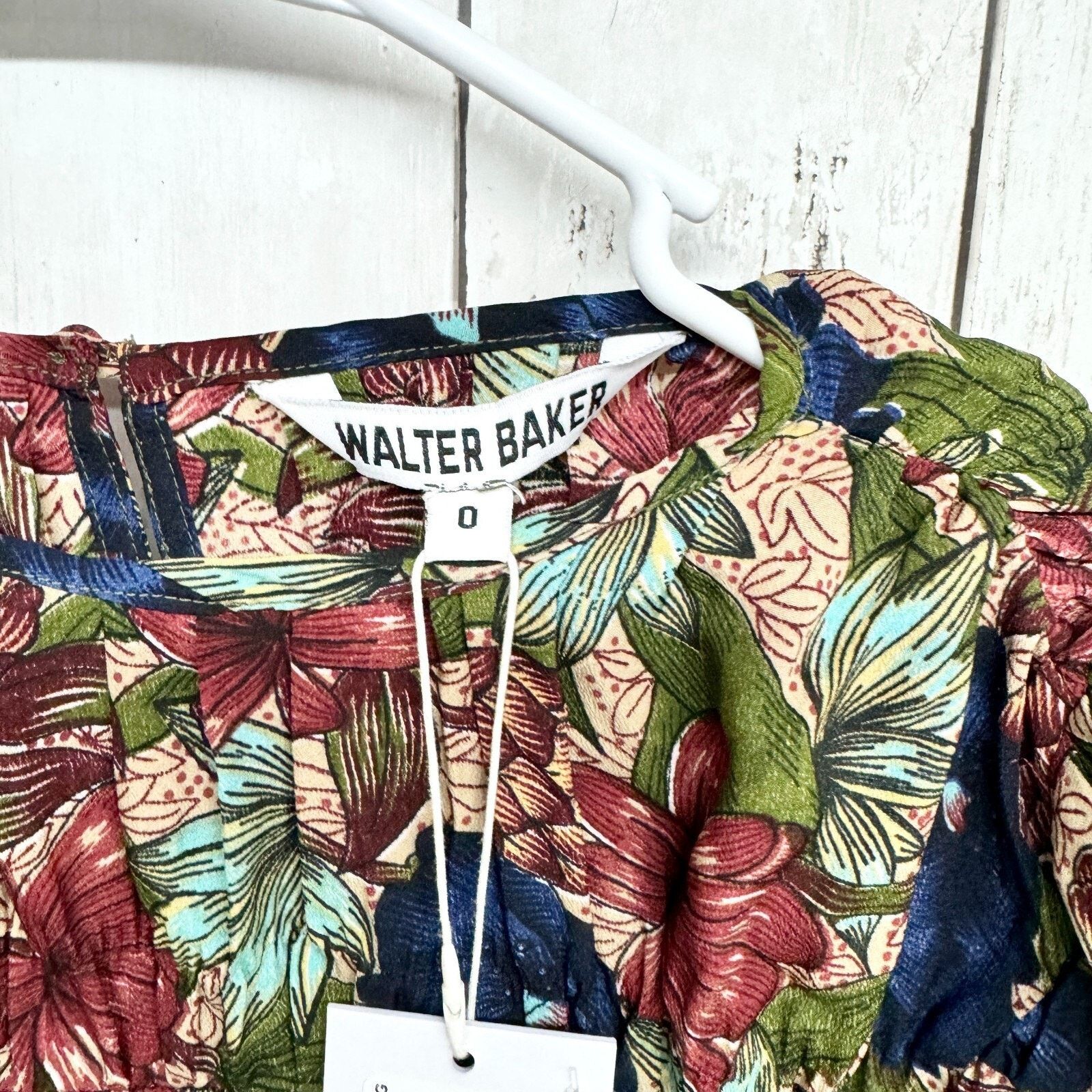 Other Walter Baker Sz 0 Verlee Long Sleeve Dress NWT Royal Garden Size XS / US 0-2 / IT 36-38 - 3 Thumbnail