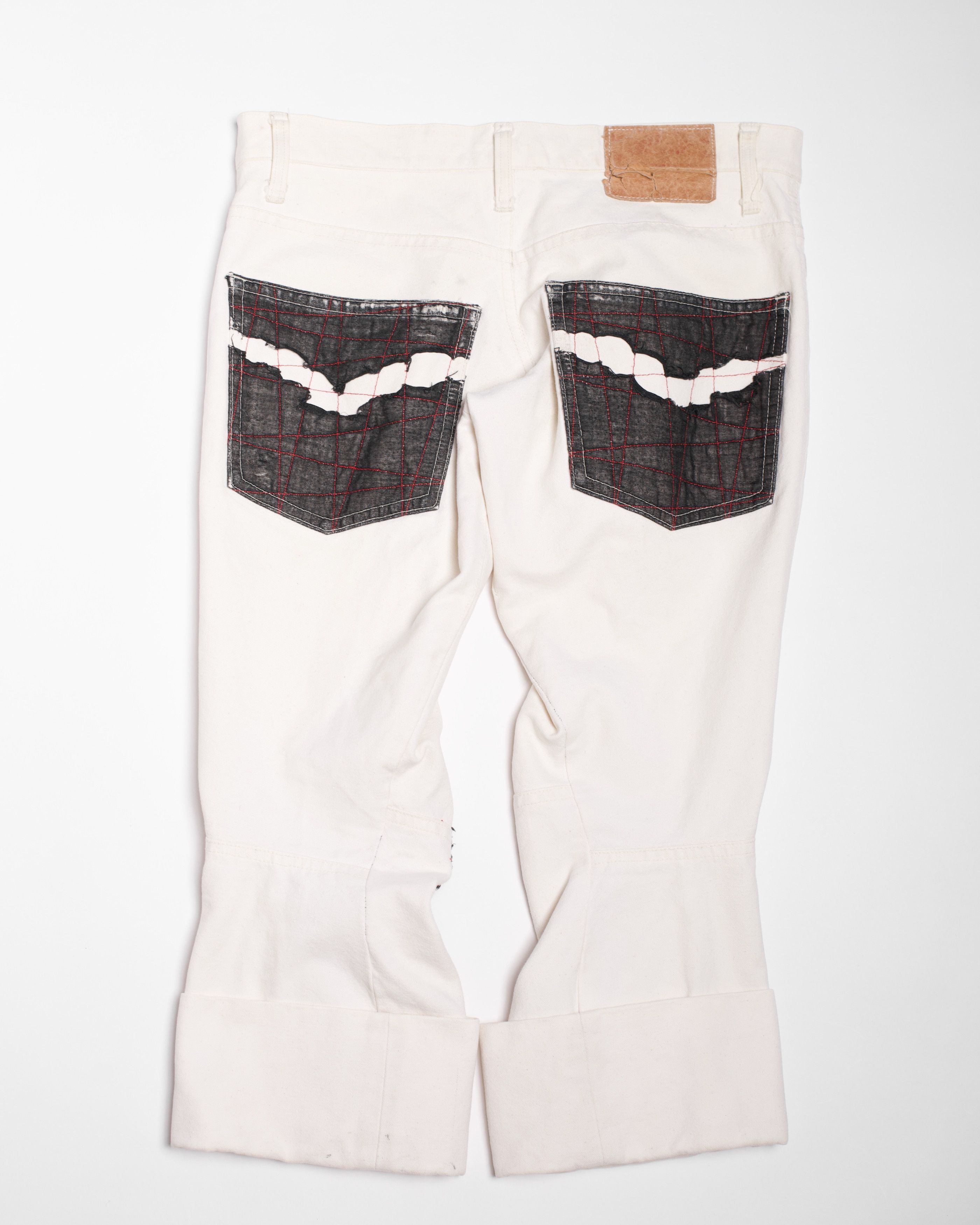 90s Christopher Nemeth Repaired Cropped Pants