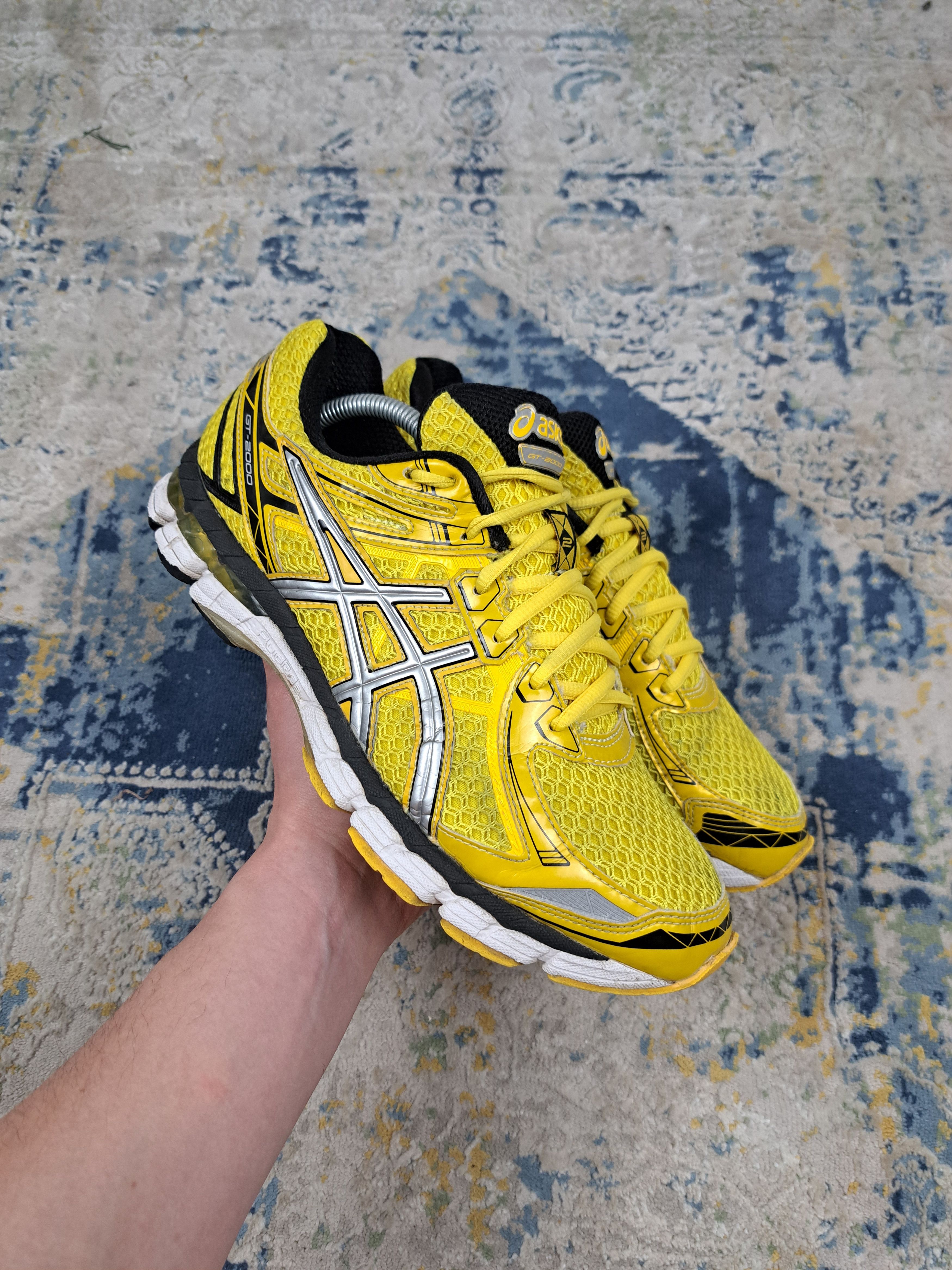 image of Asics Gt 2000 Y2K Running Sneakers Dad Shoes Gorpcore in Yellow, Men's (Size 8.5)