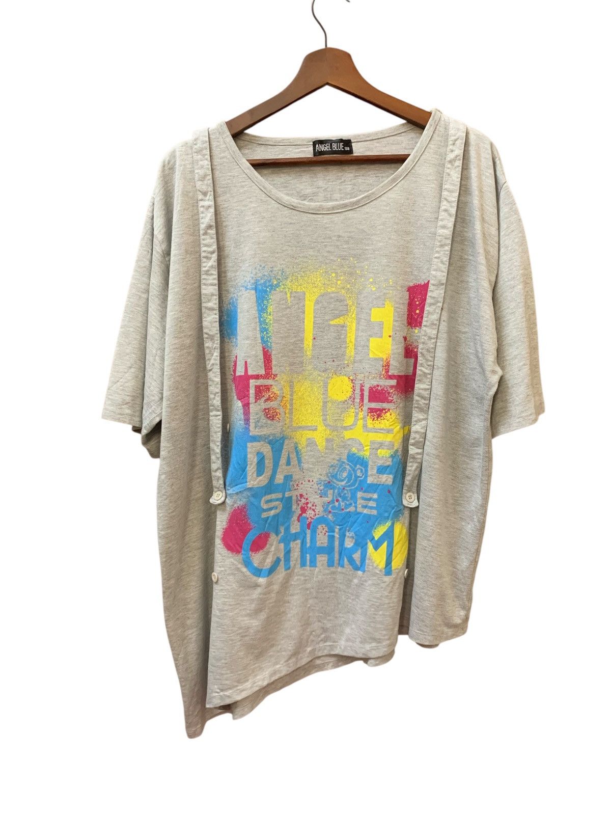 Angel Blue Angel Blue Assymetric Bondage Dancing Style Oversize Tee Size US XL / EU 56 / 4 - 1 Thumbnail