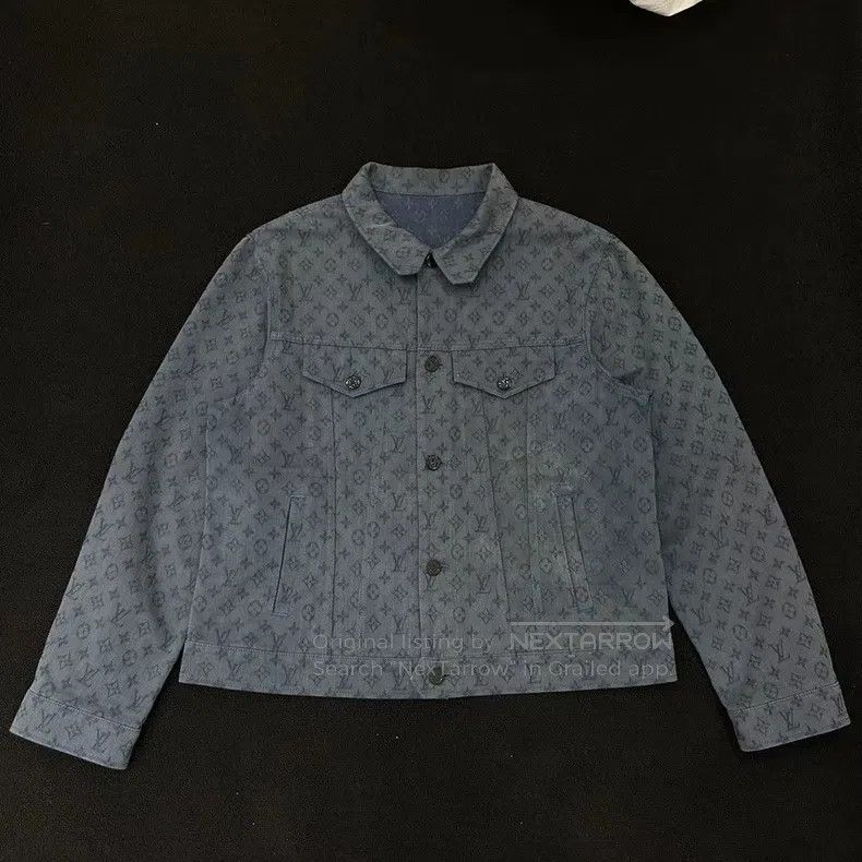 Other Louis Vuitton Blue full-print denim jacket Size US XL / EU 56 / 4 - 1 Thumbnail