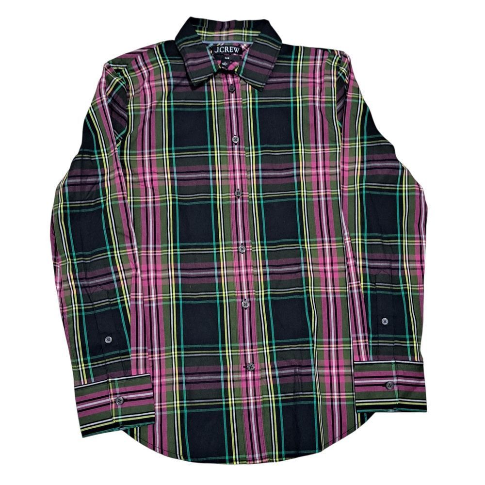 J.Crew J.Crew Slim Fit Stewart Tartan Western Cowgirl Pink Multi Co Size S / US 4 / IT 40 - 1 Thumbnail