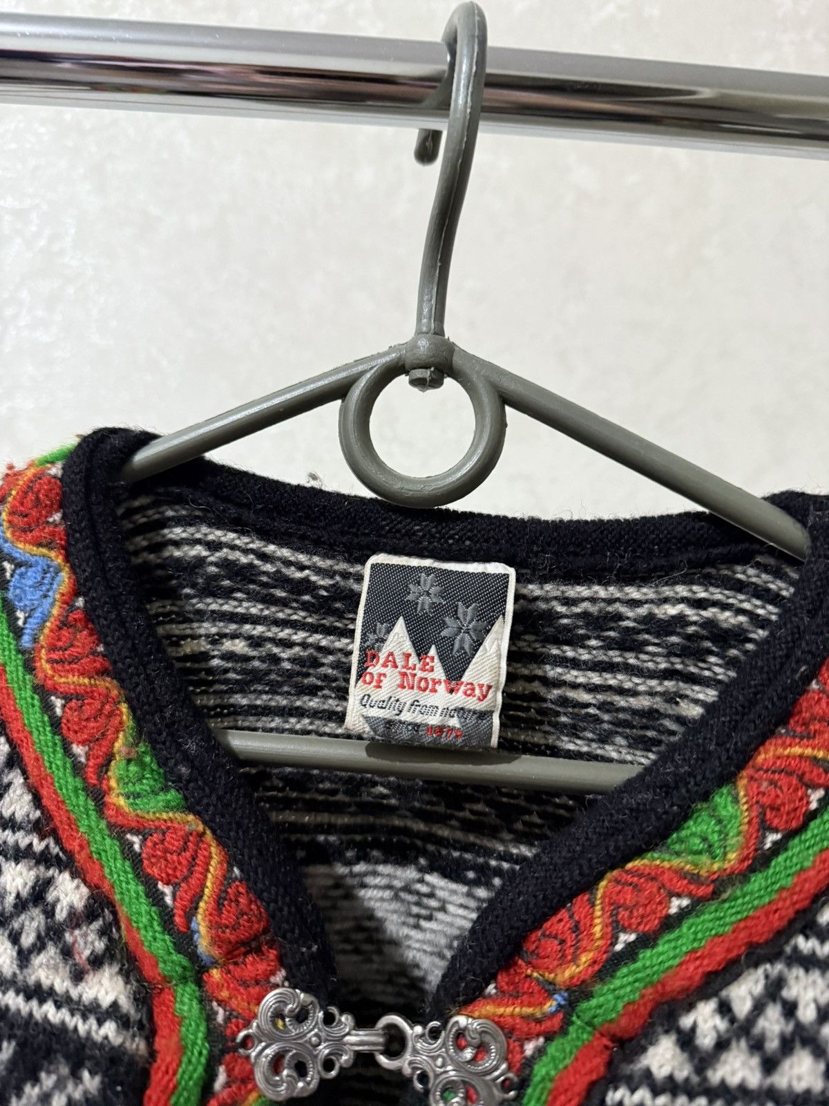Dale Of Norway DALE OF NORWAY WOOL CARDIGAN ARCTIC WOOMEN’S SWEATER WINTER Size M / US 6-8 / IT 42-44 - 5 Thumbnail
