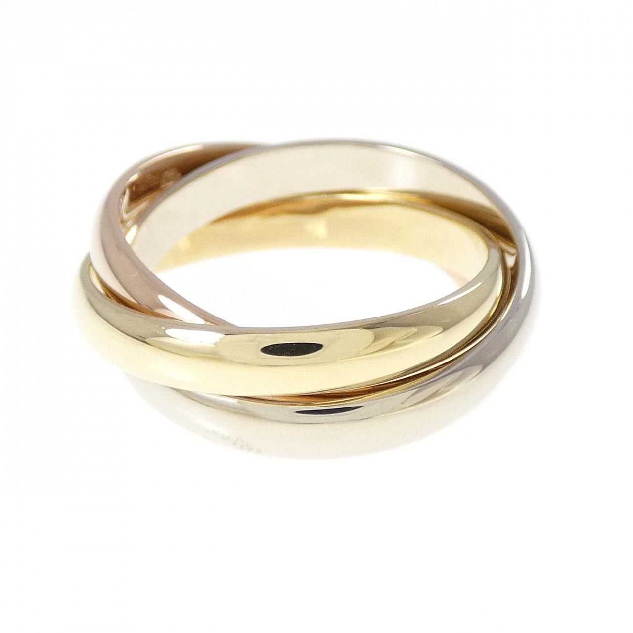 Cartier Cartier Cartier Trinity 18K Three Gold Ring Size 16 Precious Metal Ring DUTY FREE for USA Size ONE SIZE - 1 Thumbnail