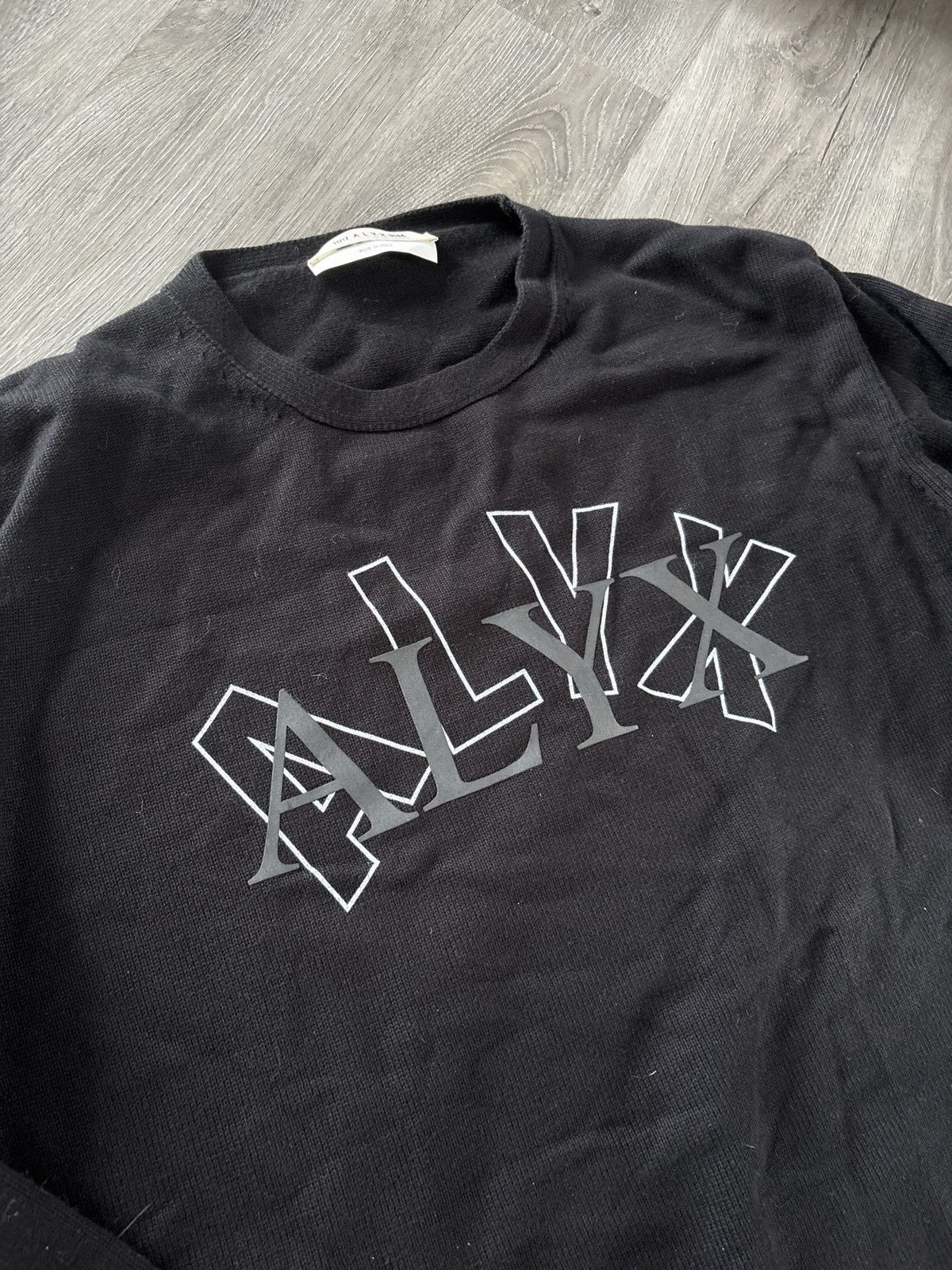 1017 ALYX 9SM black 1017 ALYX 9SM crewneck sweater Size US XL / EU 56 / 4 - 9 Thumbnail