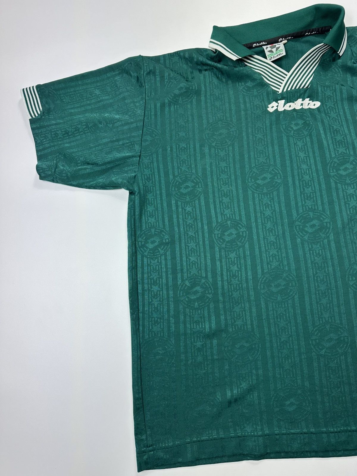 Lotto Sport 90's Ferencvaros Lotto Soccer Jersey Vintage Green Size US L / EU 52-54 / 3 - 5 Thumbnail