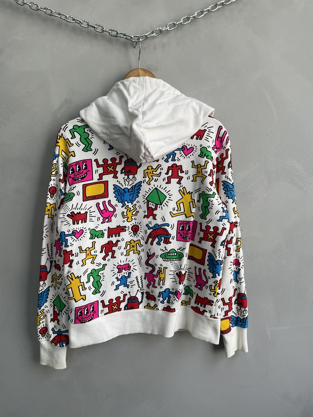 Keith Haring Keith Haring Full Print Hoodie Big Bang Art japanese style Size US M / EU 48-50 / 2 - 8 Thumbnail