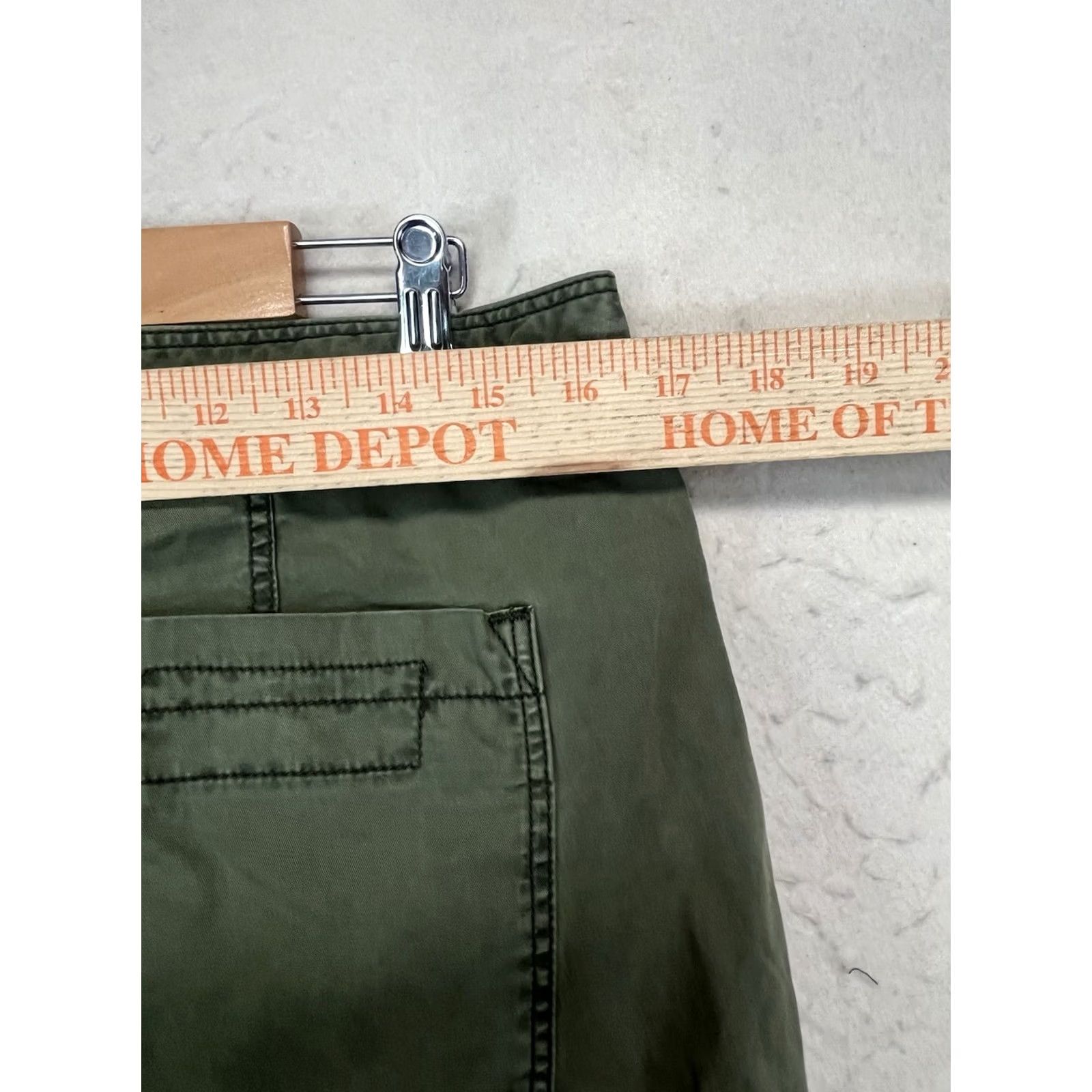 Anthropologie Anthropologie Green Chino Pants Women US 8 Button Fly Casual Workwear Size 30" / US 8 / IT 44 - 3 Thumbnail