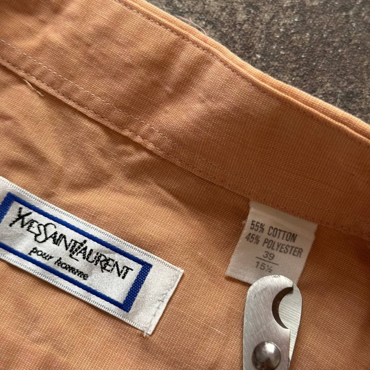 Yves Saint Laurent 80s Yves Saint Laurent Vintage YSL Button Up Shirt Size US M / EU 48-50 / 2 - 5 Thumbnail