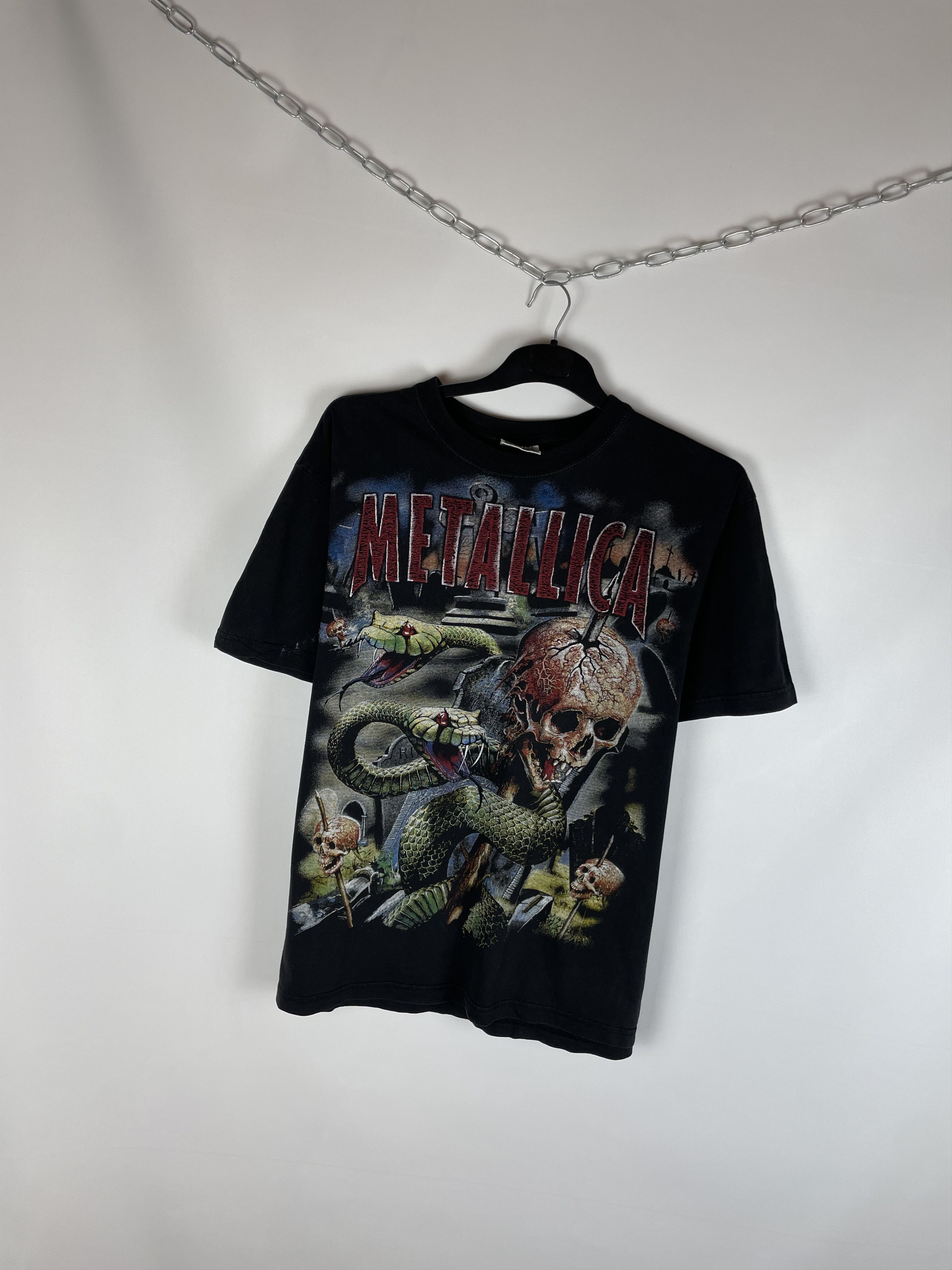 Band Tees 90s Vintage Metallica T Shirt Size US XL / EU 56 / 4 - 2 Thumbnail