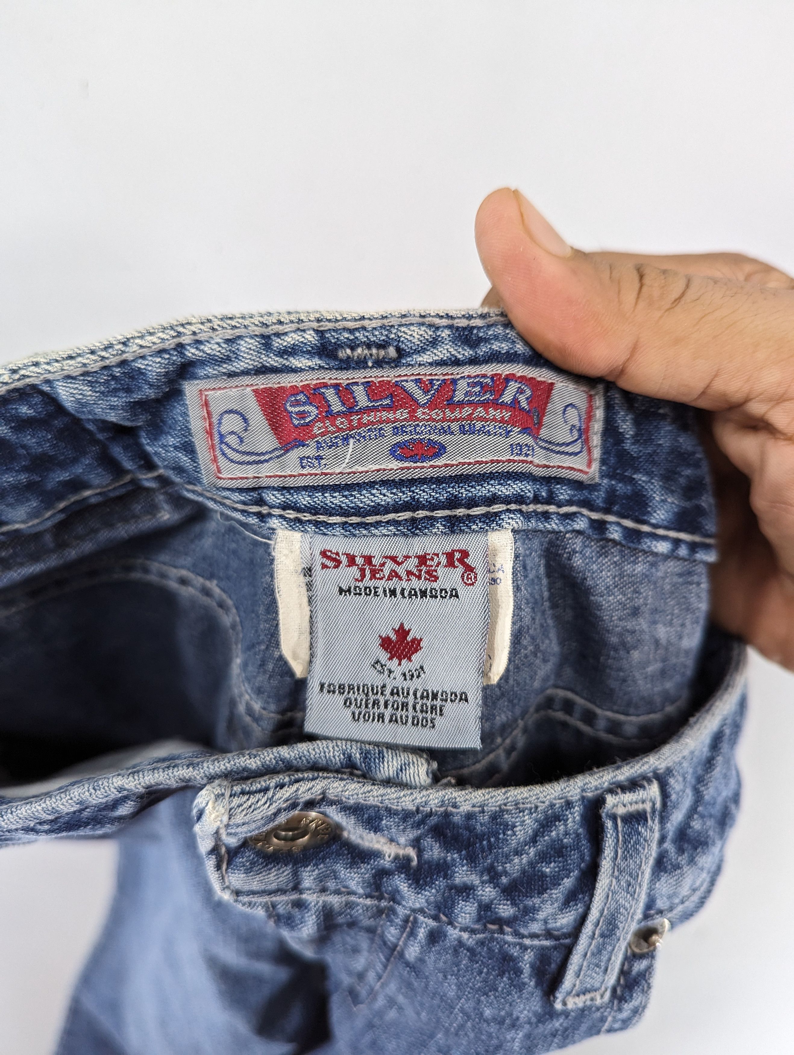 If Six Was Nine Silver Jeans Women Flare Denim Blue Bootcut Jean Size 29" - 12 Thumbnail