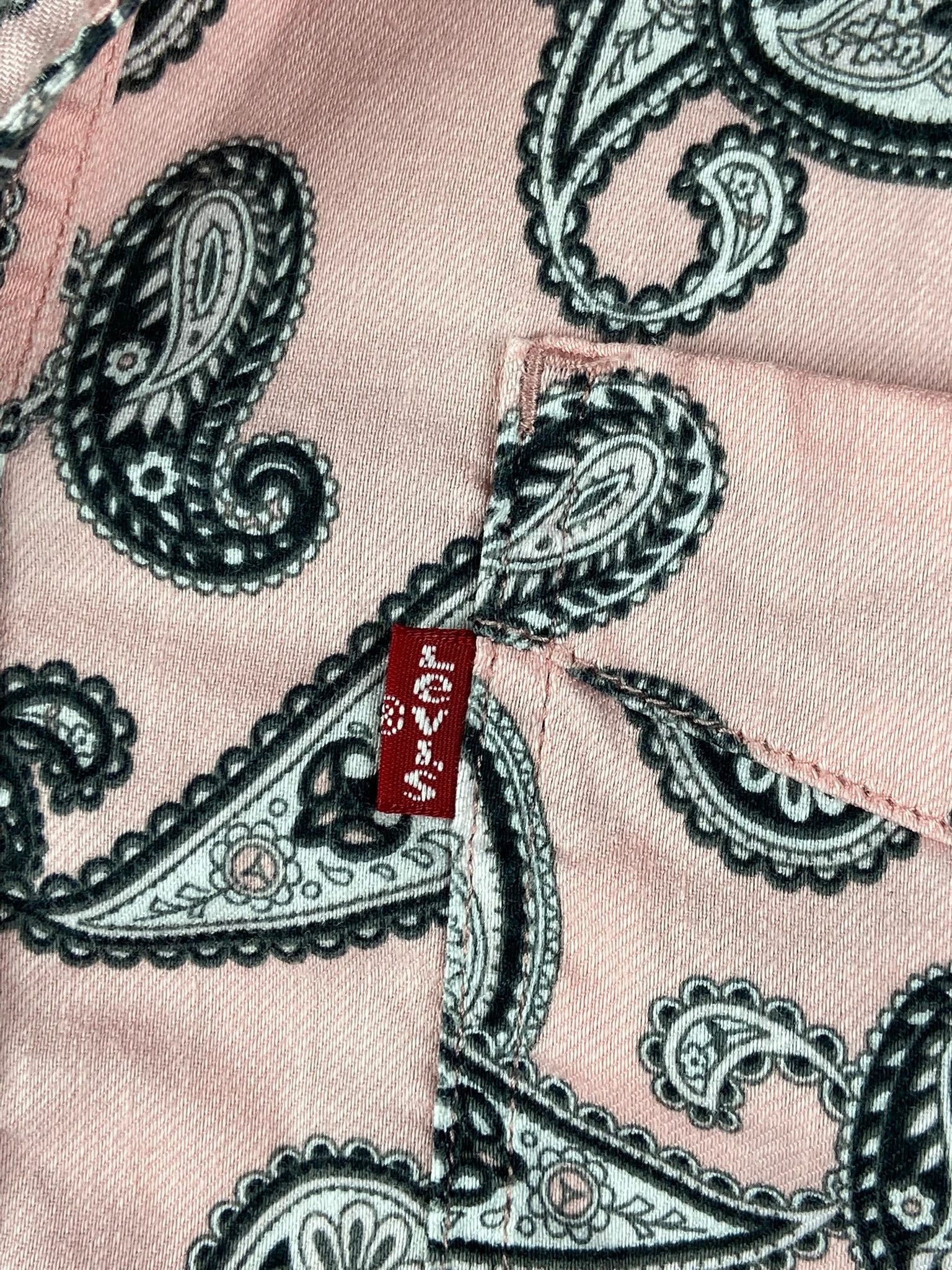 Levi's Levi’s shirt paisley print pink white vintage retro Size US M / EU 48-50 / 2 - 2 Thumbnail