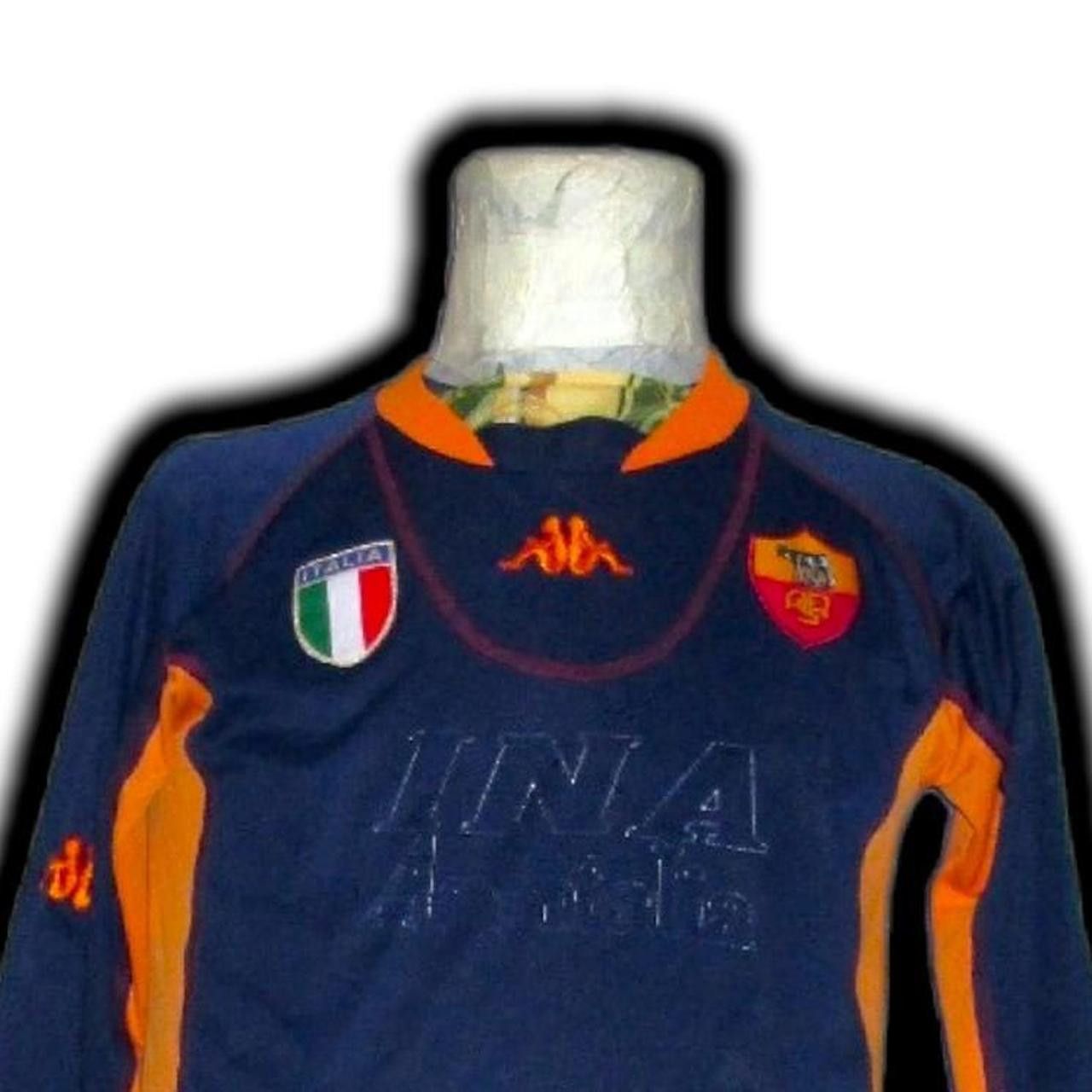 Kappa As Roma Italy 2001 2002 3rd Third Shirt Jersey Size US M / EU 48-50 / 2 - 1 Thumbnail