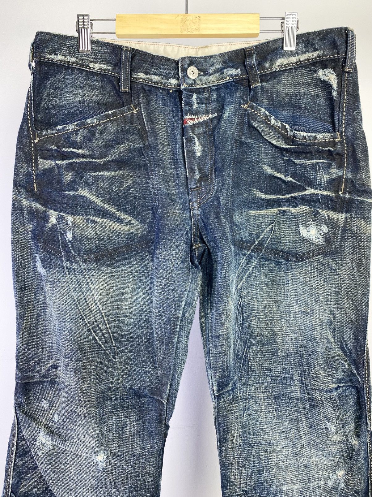Marithe + Francois Girbaud Marithe Francois Girbaud Vintage Mudwash Denim Japan Size US 34 / EU 50 - 9 Thumbnail