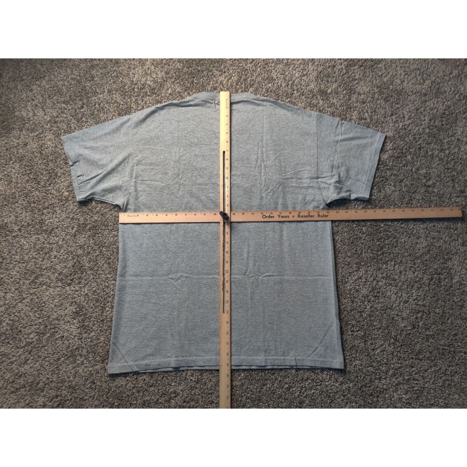 Jerzees Atlanta Gerogia Shirt Adult Mens XL Gray Red Spell Out Size US XL / EU 56 / 4 - 9 Thumbnail