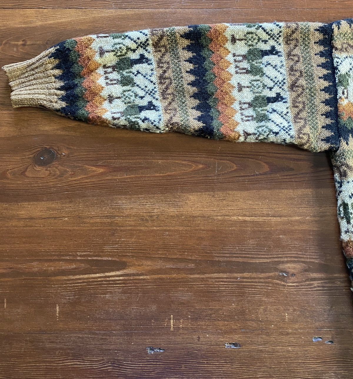 Vintage Vintage 80’s Artesania Los Andes Alpaca Wool 1/4 Zip Sweater Size US XL / EU 56 / 4 - 9 Thumbnail