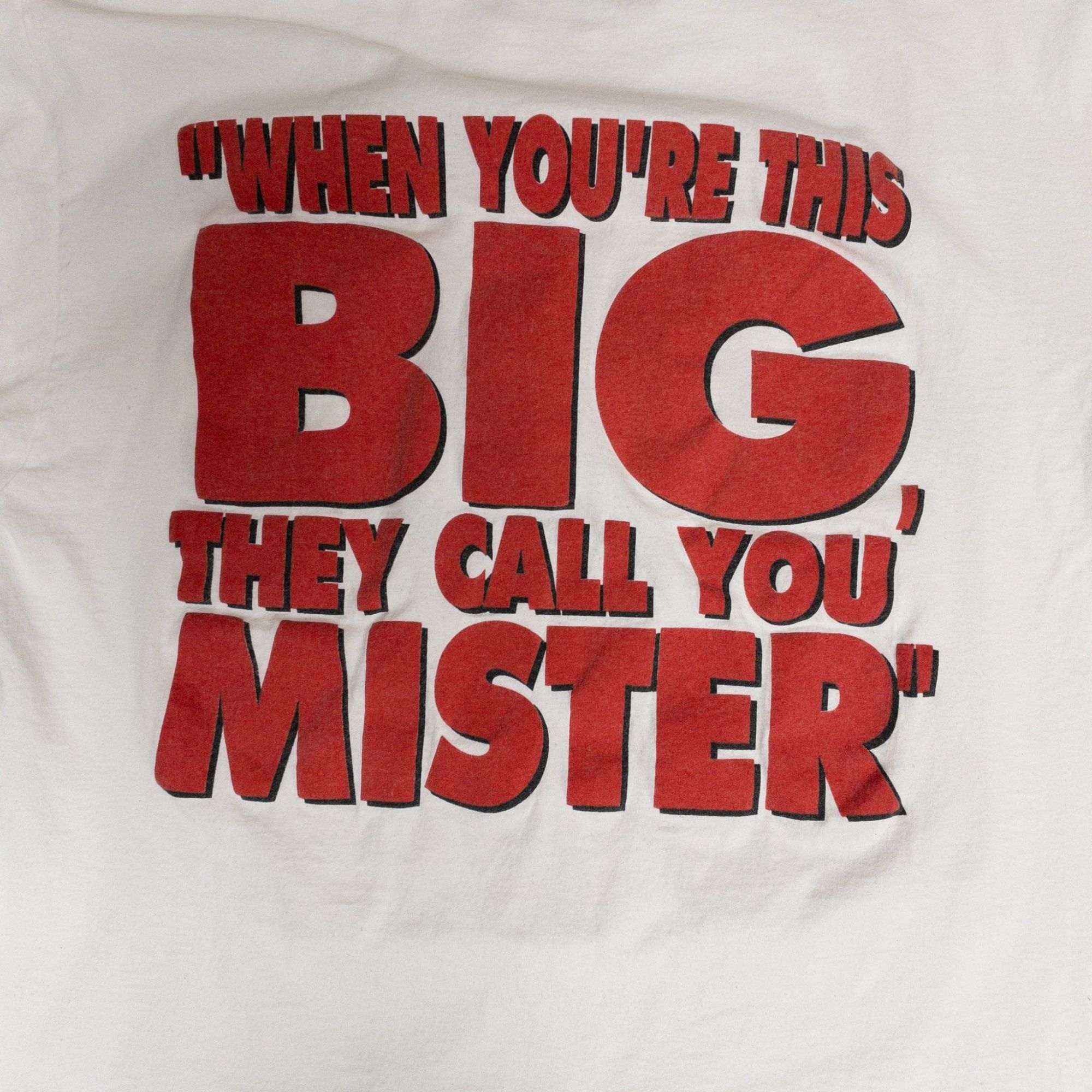 Hanes Vintage Mr. Big Big Wig White T-Shirt - Size 2XL Size US XXL / EU 58 / 5 - 4 Thumbnail