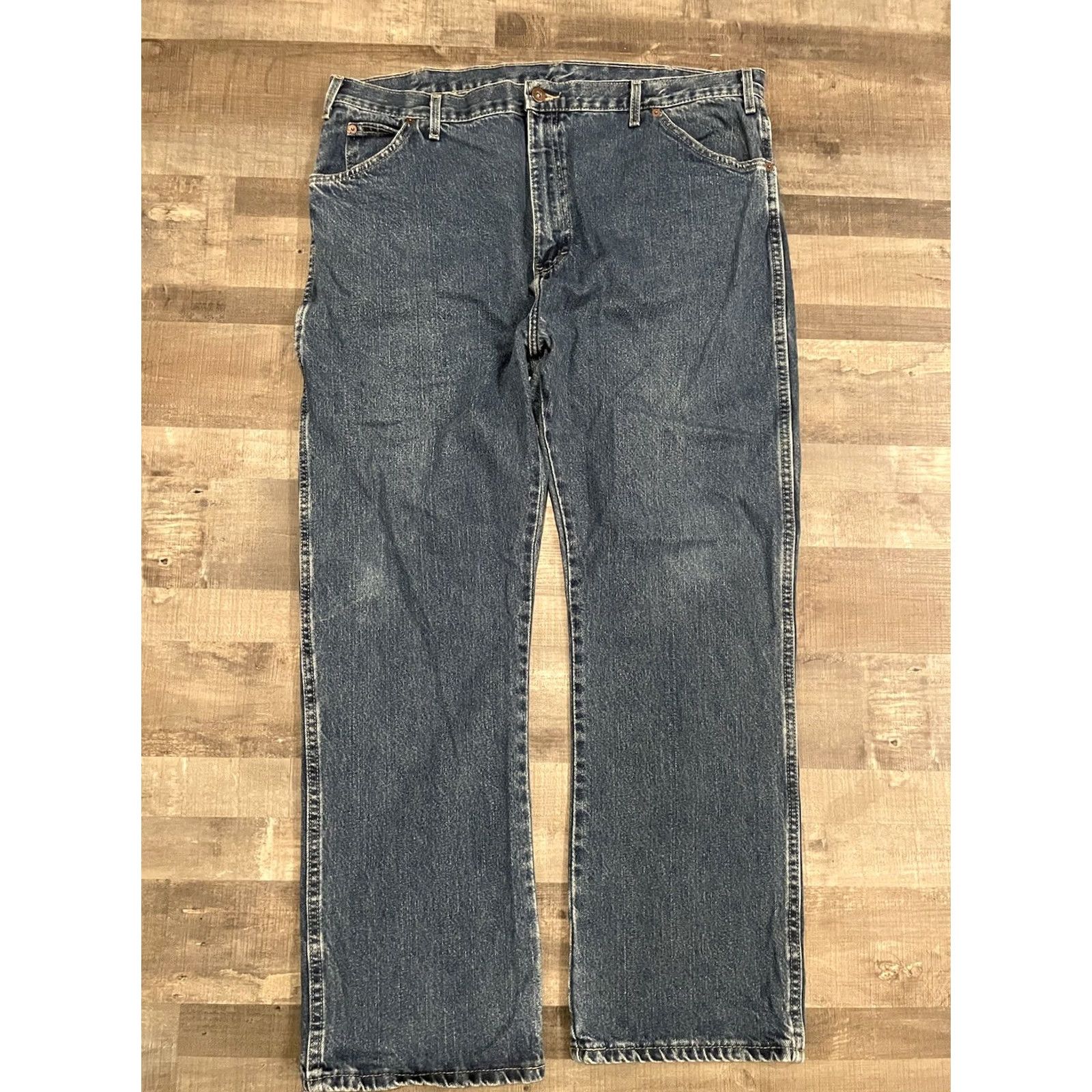 Dickies VINTAGE Dickies Jeans Mens 40 Blue 40x30 Relaxed Wash Denim Work Wear F256 Size US 40 / EU 56 - 4 Thumbnail