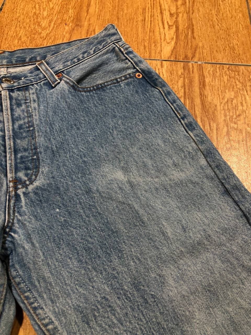 Levi's Vintage 60's Levis 501 Jeans Patchwork Flare Blue Jeans Size 30" / US 8 / IT 44 - 16 Thumbnail