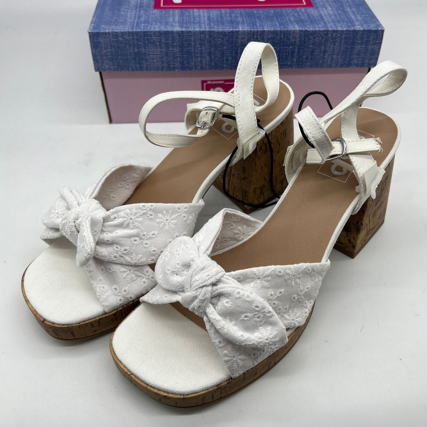 Other Pop Womens Giving Heeled Sandals White Size 11M Size US 11 / IT 41 - 1 Thumbnail