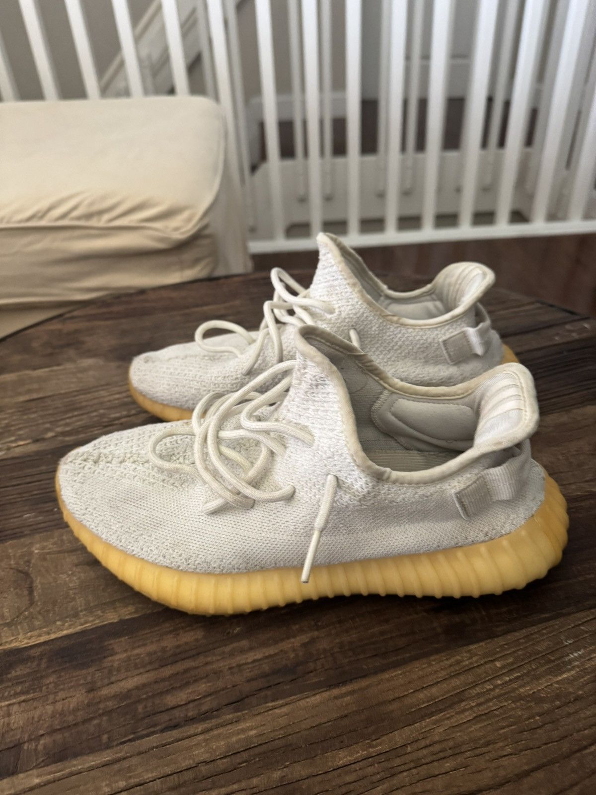 Yeezy Yeezy 350 v2 cream white Size US 9.5 / EU 42-43 - 4 Thumbnail