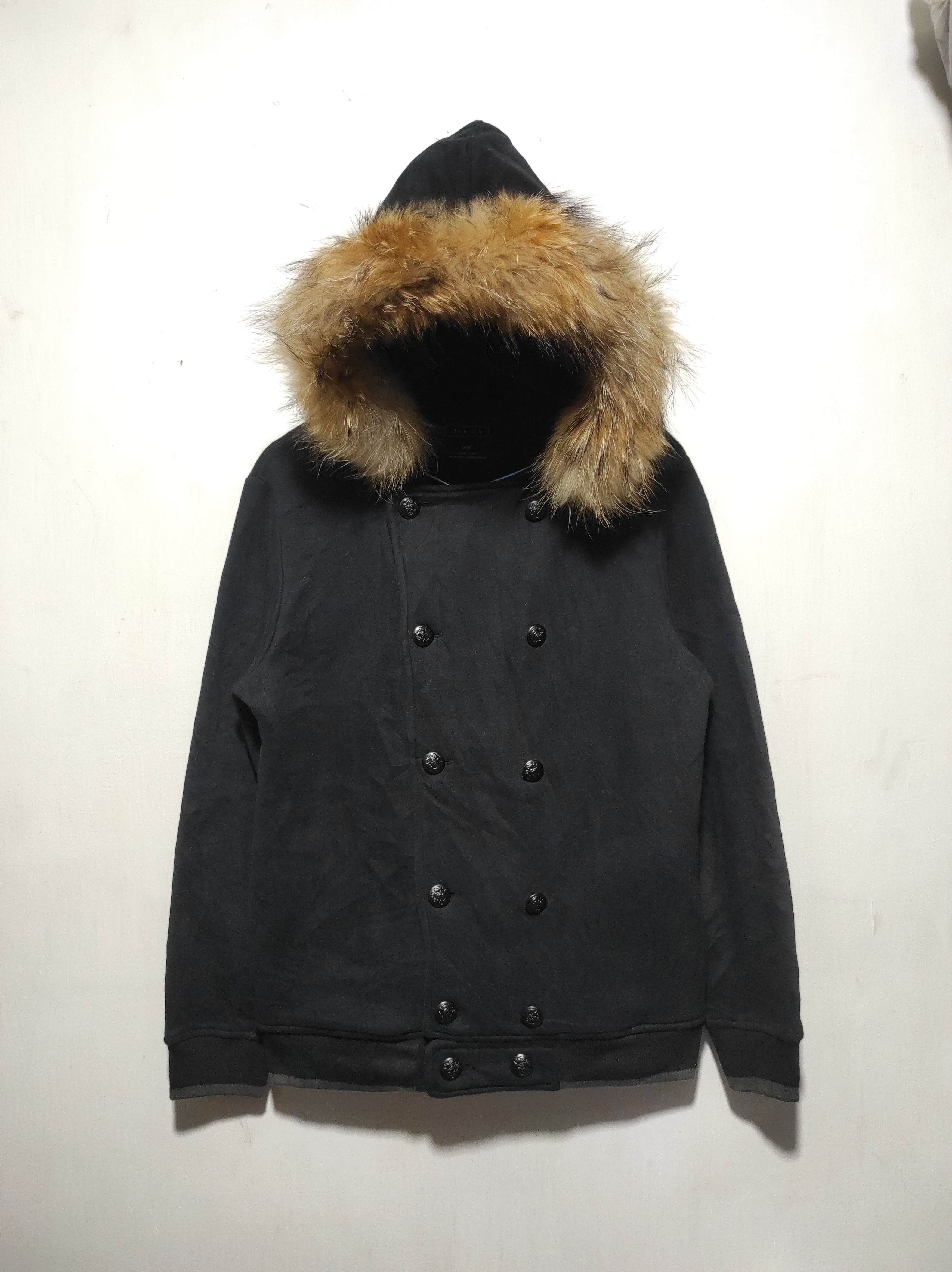 21 Men 21 Men Button Fur Hoodie IfSixWasNine LGB style Size US M / EU 48-50 / 2 - 2 Thumbnail