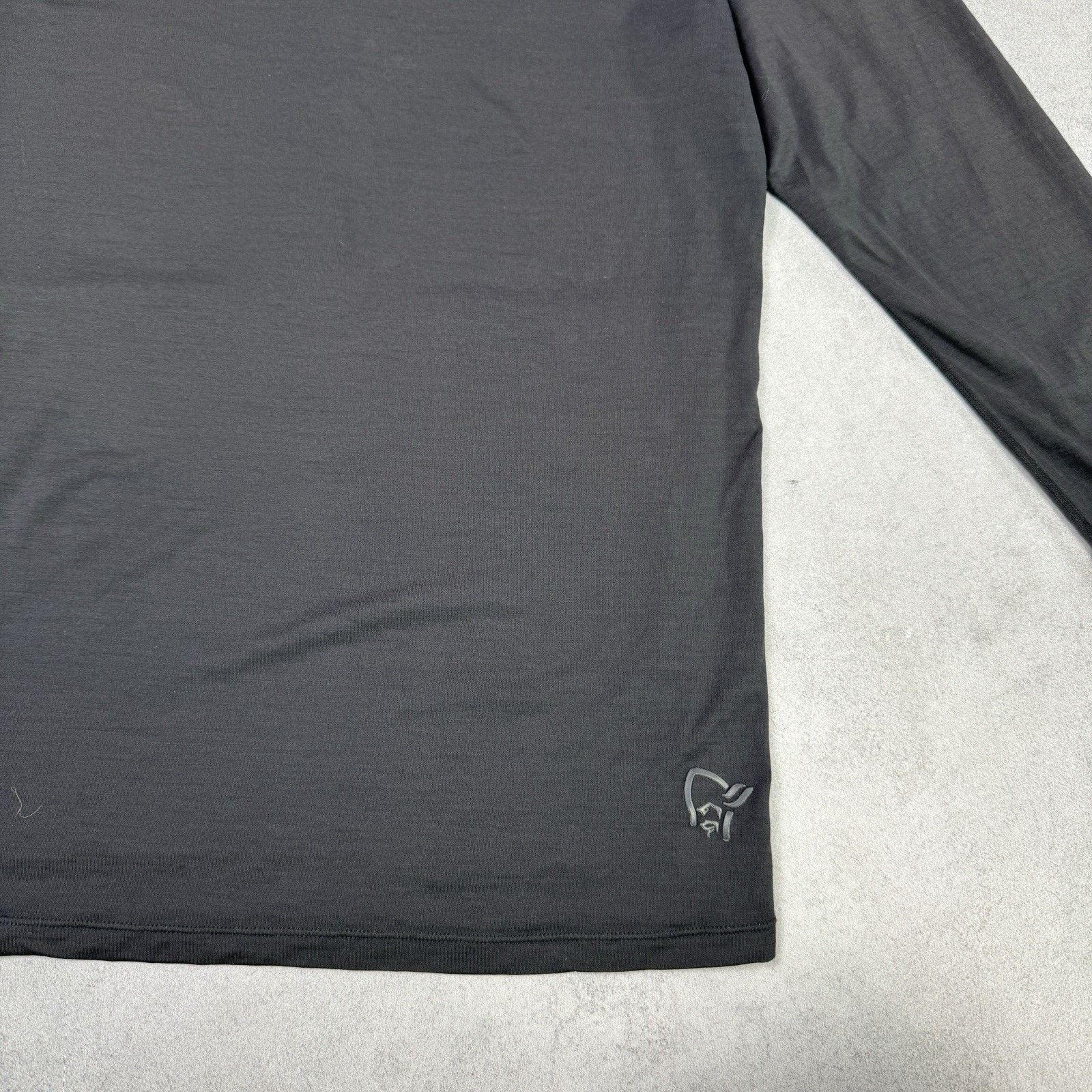 Norrona Narrona Men Wool Hoodie Size S Bkack Outdoor Size US S / EU 44-46 / 1 - 23 Thumbnail