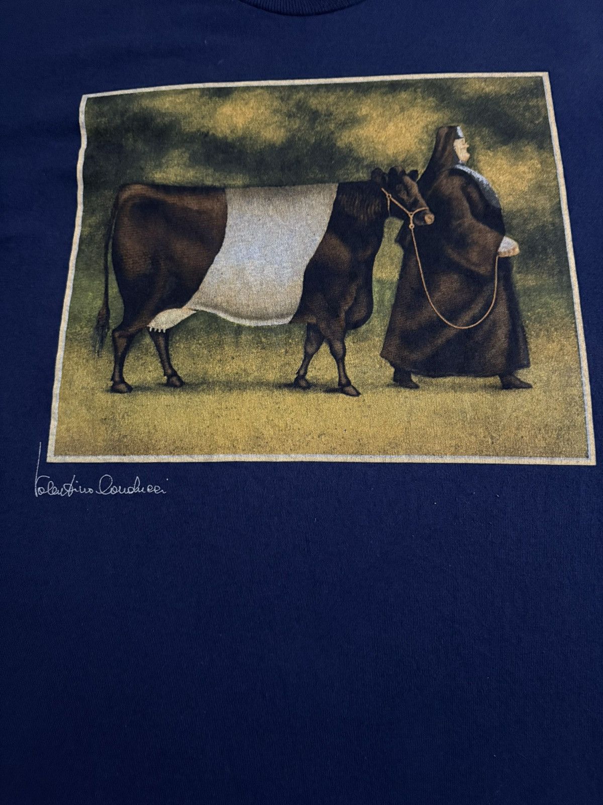 Other Vintage Designer Italy VALENTINO LANDUCCI T-Shirt Size US L / EU 52-54 / 3 - 3 Thumbnail