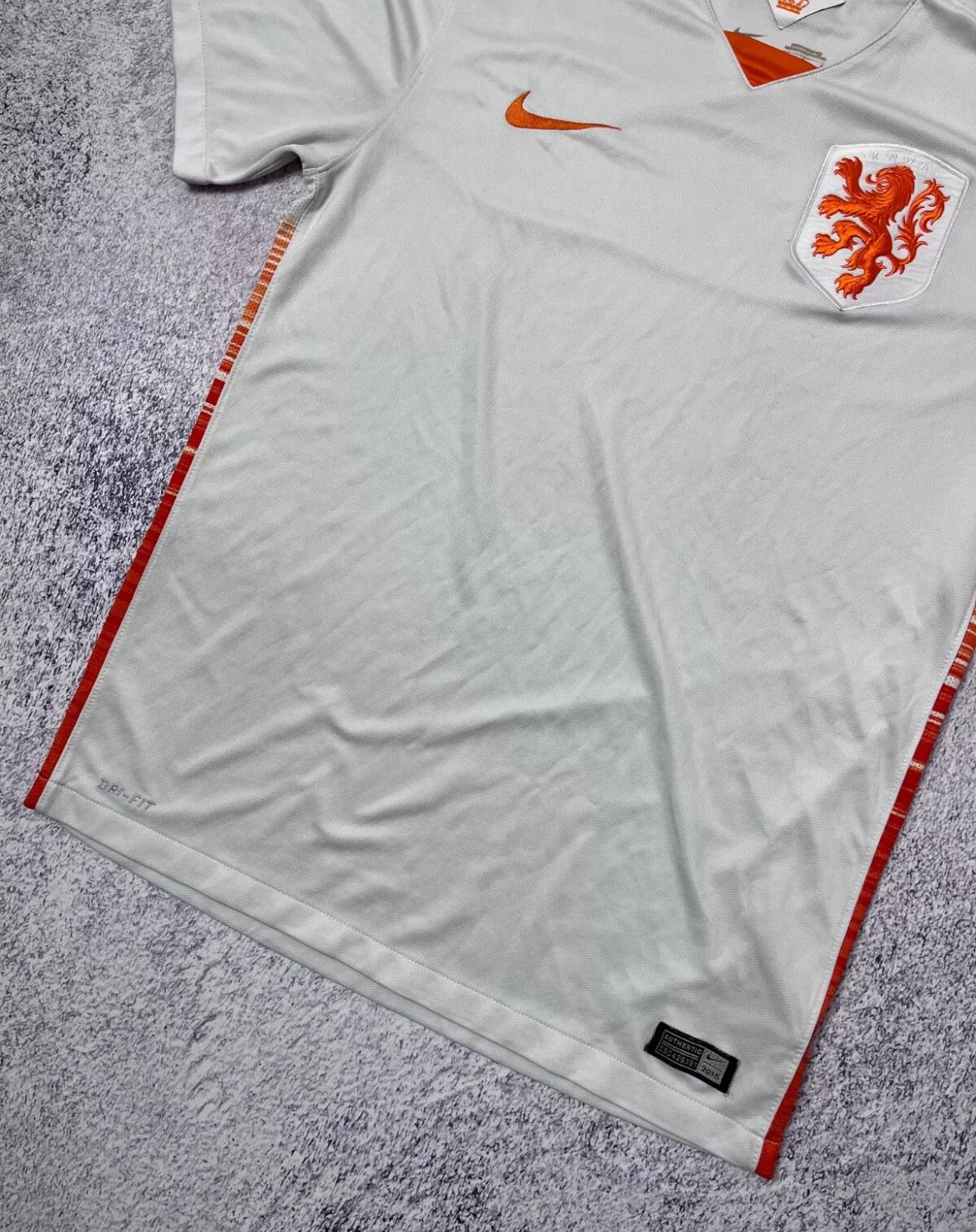 Nike × Vintage Mens soccer jersey Nike Nerherlands size M Drill Size US S / EU 44-46 / 1 - 2 Thumbnail