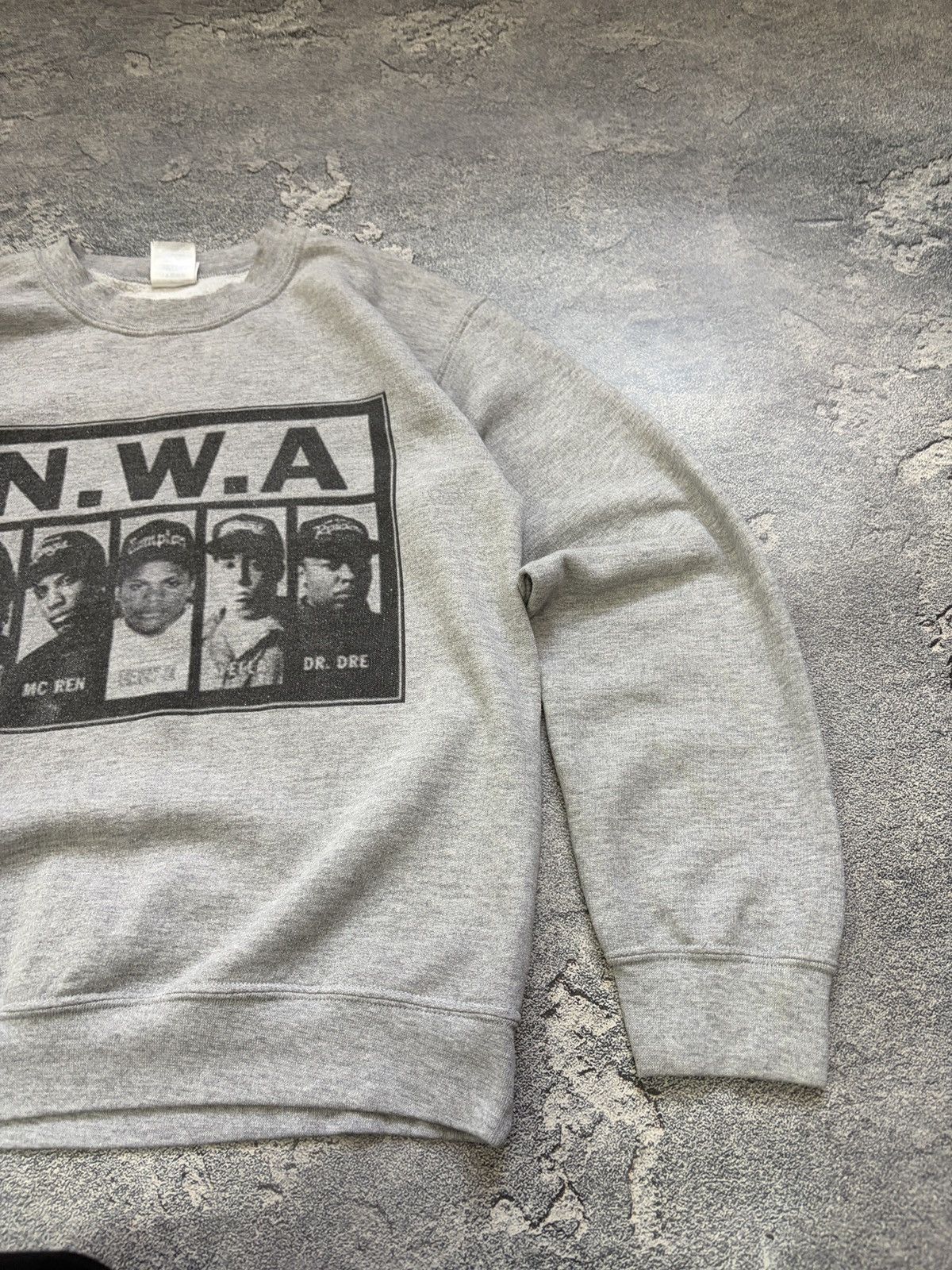 Gildan Vintage N.W.A. Hip Hop Rap Sweatshirt Grey S Size US S / EU 44-46 / 1 - 6 Thumbnail