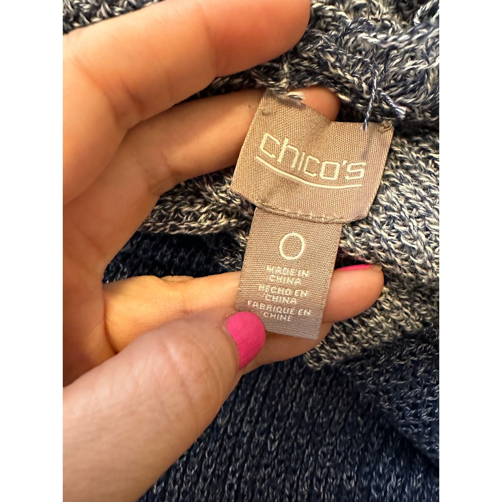 Chicos Chicos Patchworks Open Front Cardigan size 0 - S Size S / US 4 / IT 40 - 3 Thumbnail