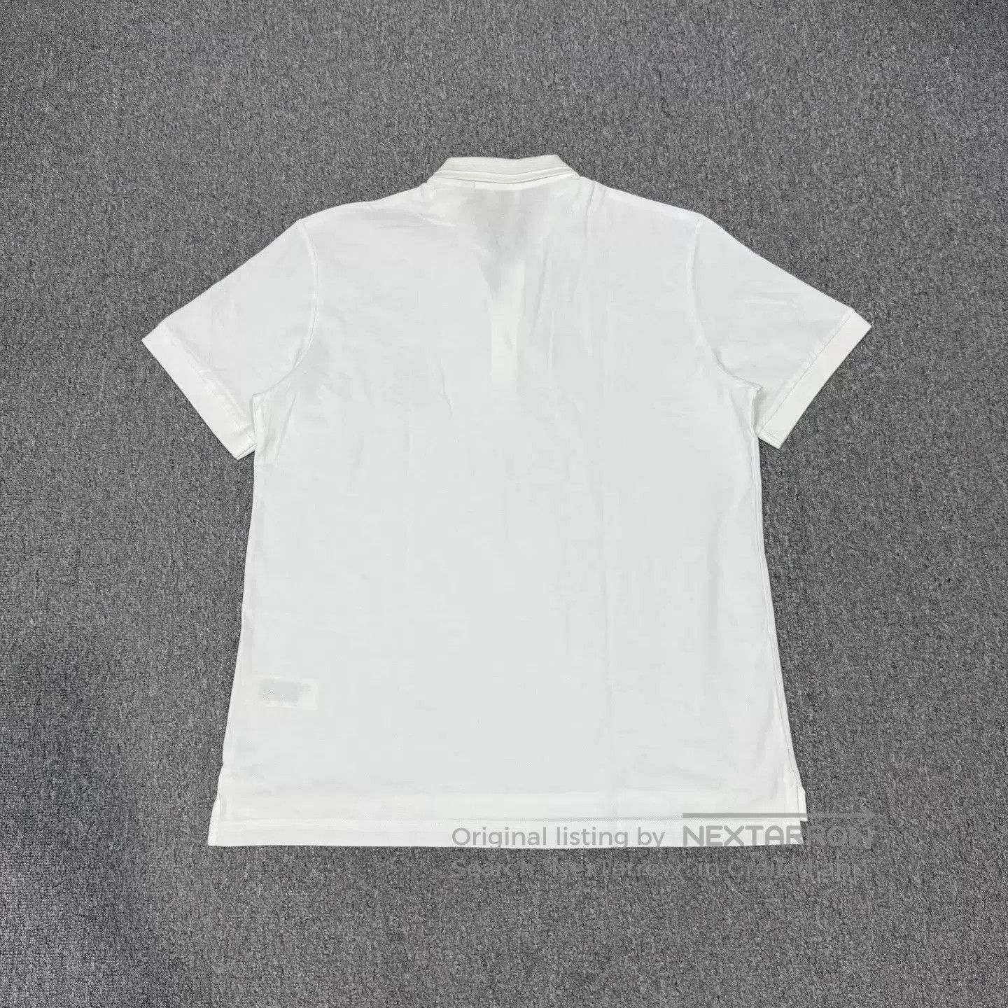 Burberry White Short-Sleeve Polo Shirt XXL. Size US XXL / EU 58 / 5 - 2 Thumbnail