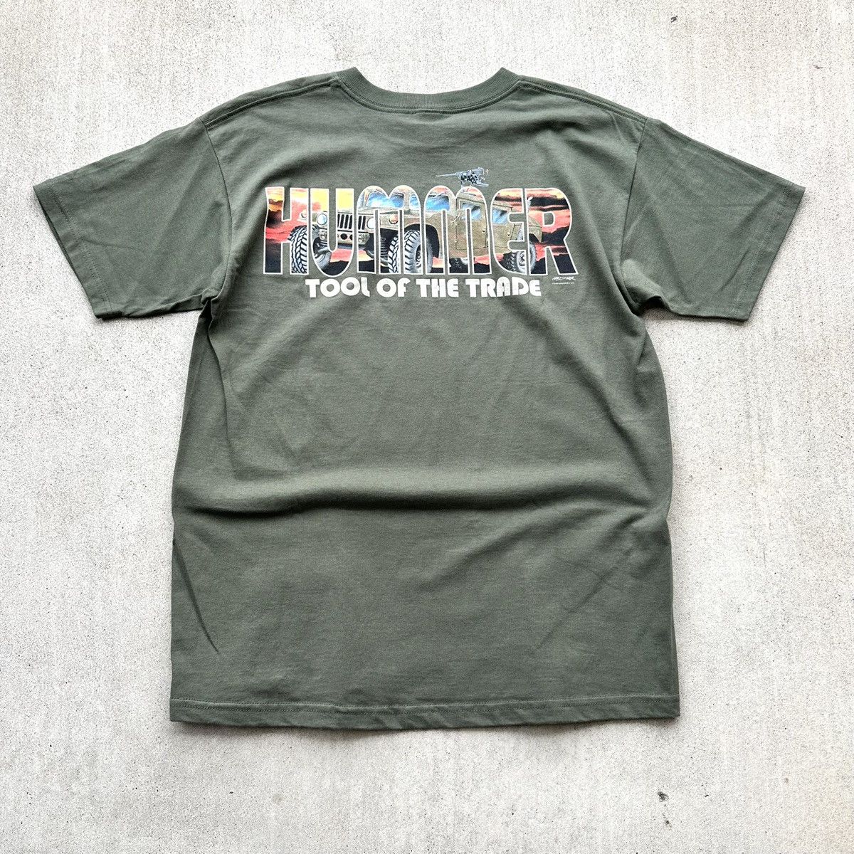 Anvil Vintage Army Hummer T Shirt Y2K Deadstock Anvil AMP Military Size US L / EU 52-54 / 3 - 1 Thumbnail