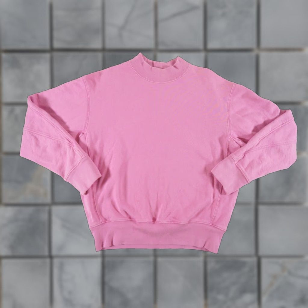 Uniqlo Uniqlo Women's Sweatshirt Small Pink Crewneck Pullover Casual Outdoor Long Sleeve Size S / US 4 / IT 40 - 1 Thumbnail