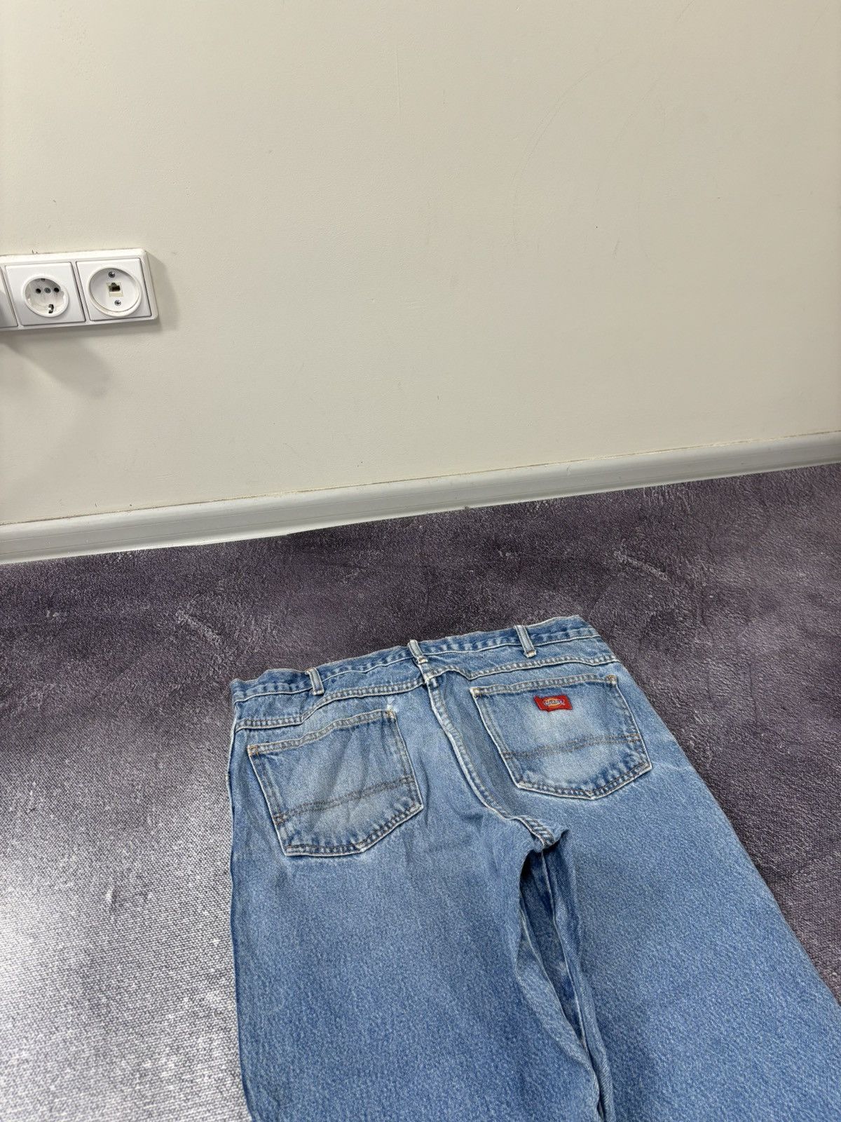 Dickies Vintage Dickies Regular Fit Y2K Faded Blue Work Denim Jeans Size US 36 / EU 52 - 6 Thumbnail