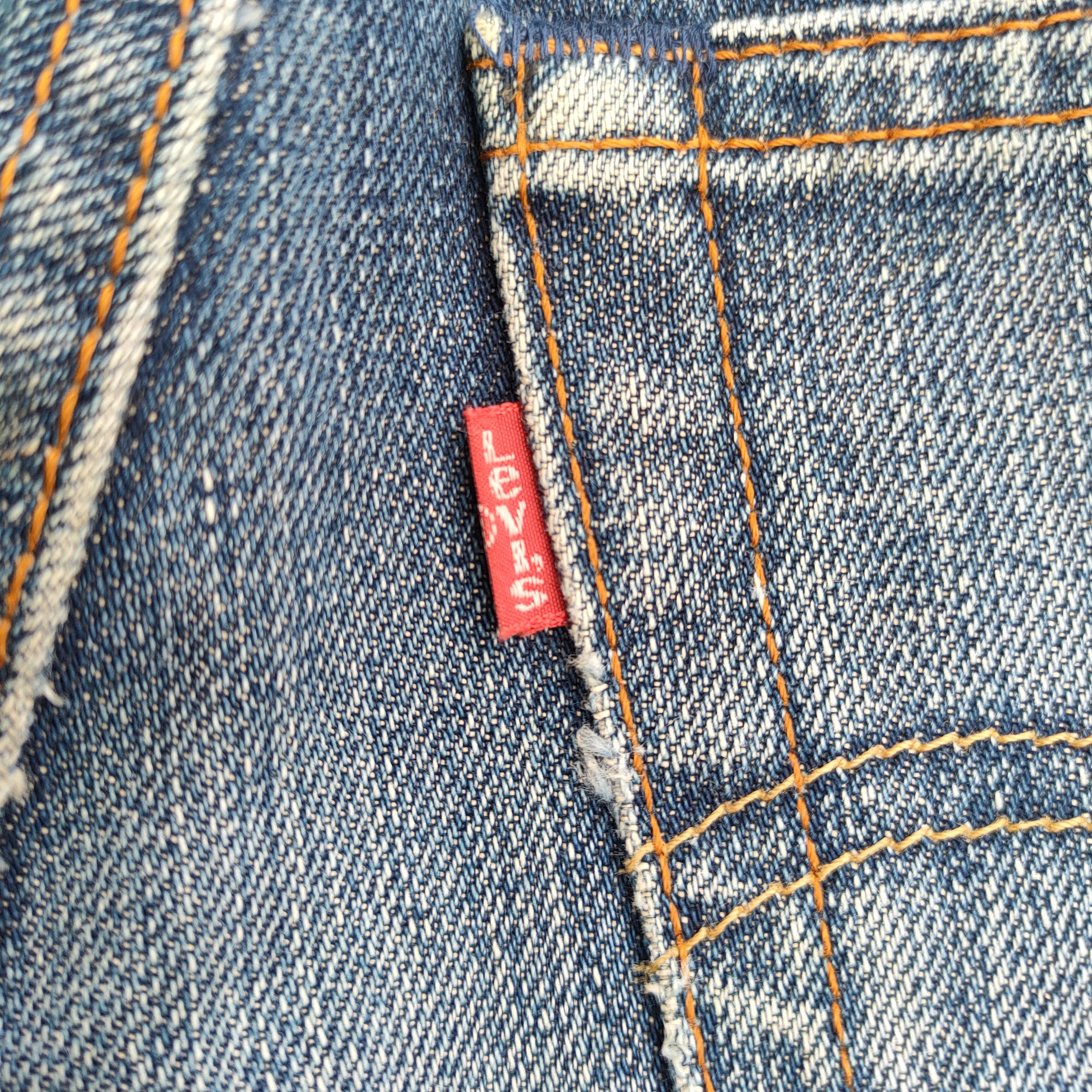 Jean × Levi's × Vintage VINTAGE LEVI'S 502 FADED RIPPED JEANS DENIM PANTS Size US 29 - 13 Thumbnail