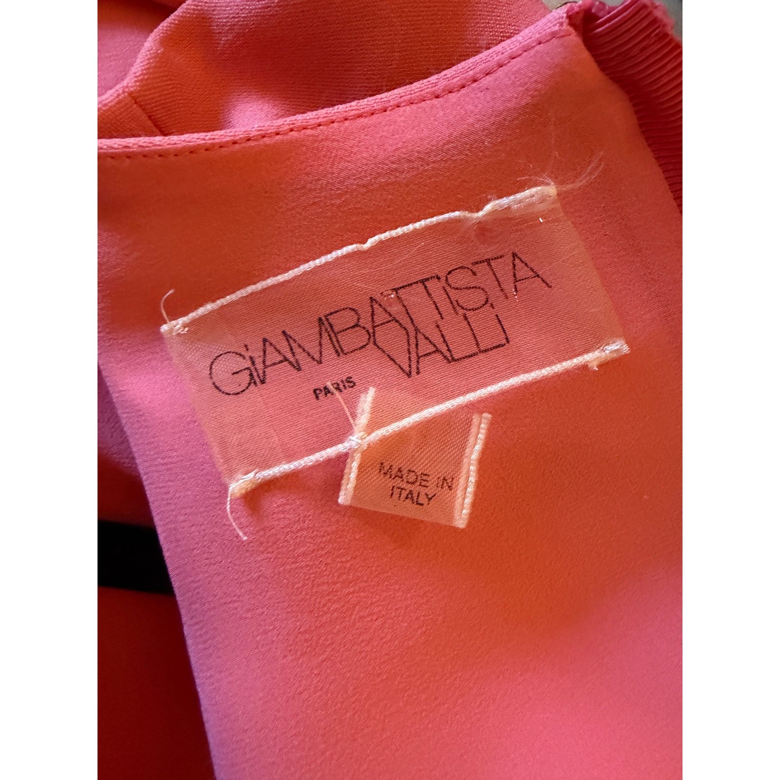 Giambattista Valli Giambattista Valli Cape Satin-Trimmed Silk-Chiffon MiniDress Size M / US 6-8 / IT 42-44 - 3 Thumbnail